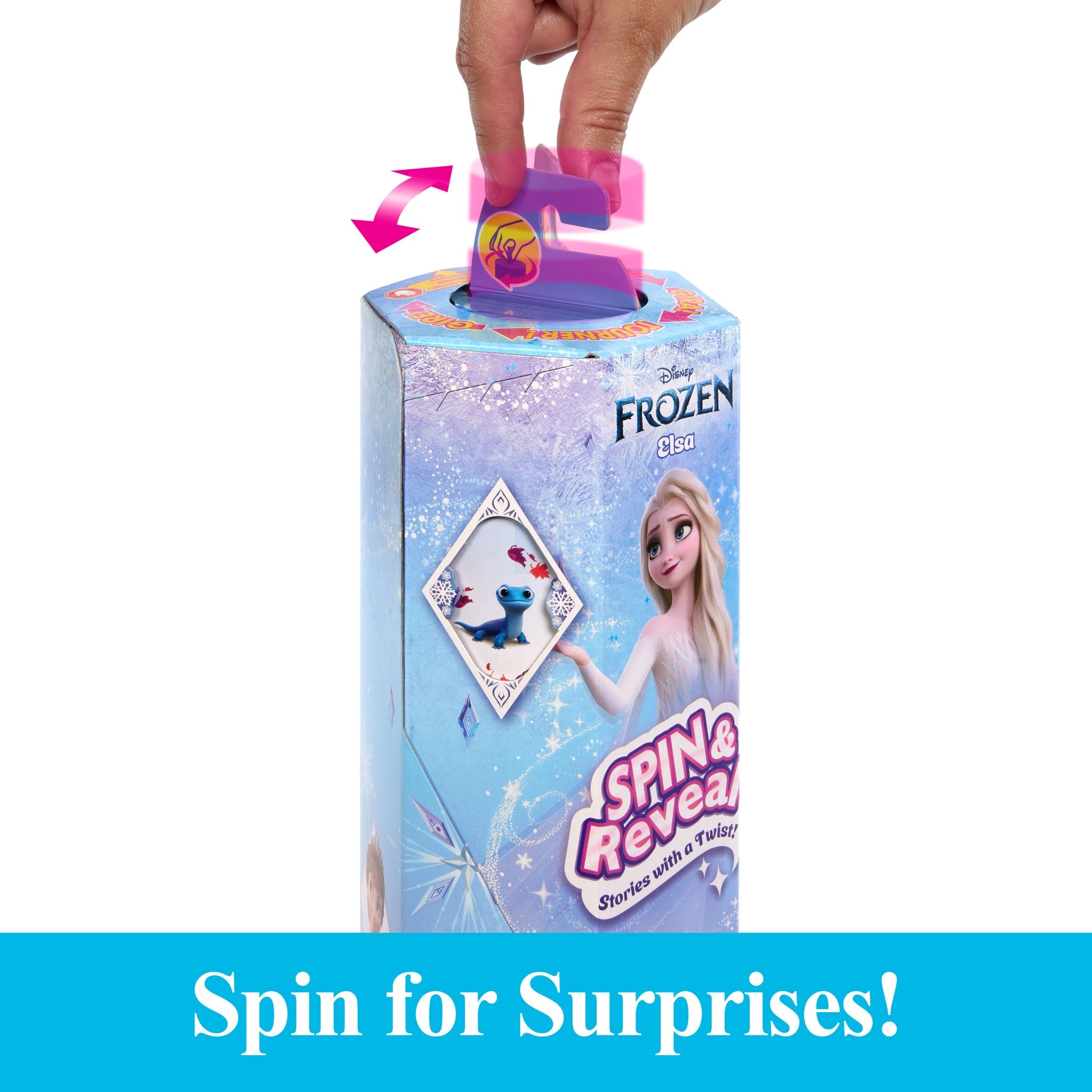 Hot! Disney Frozen Spin & Reveal Elsa Fashion Doll