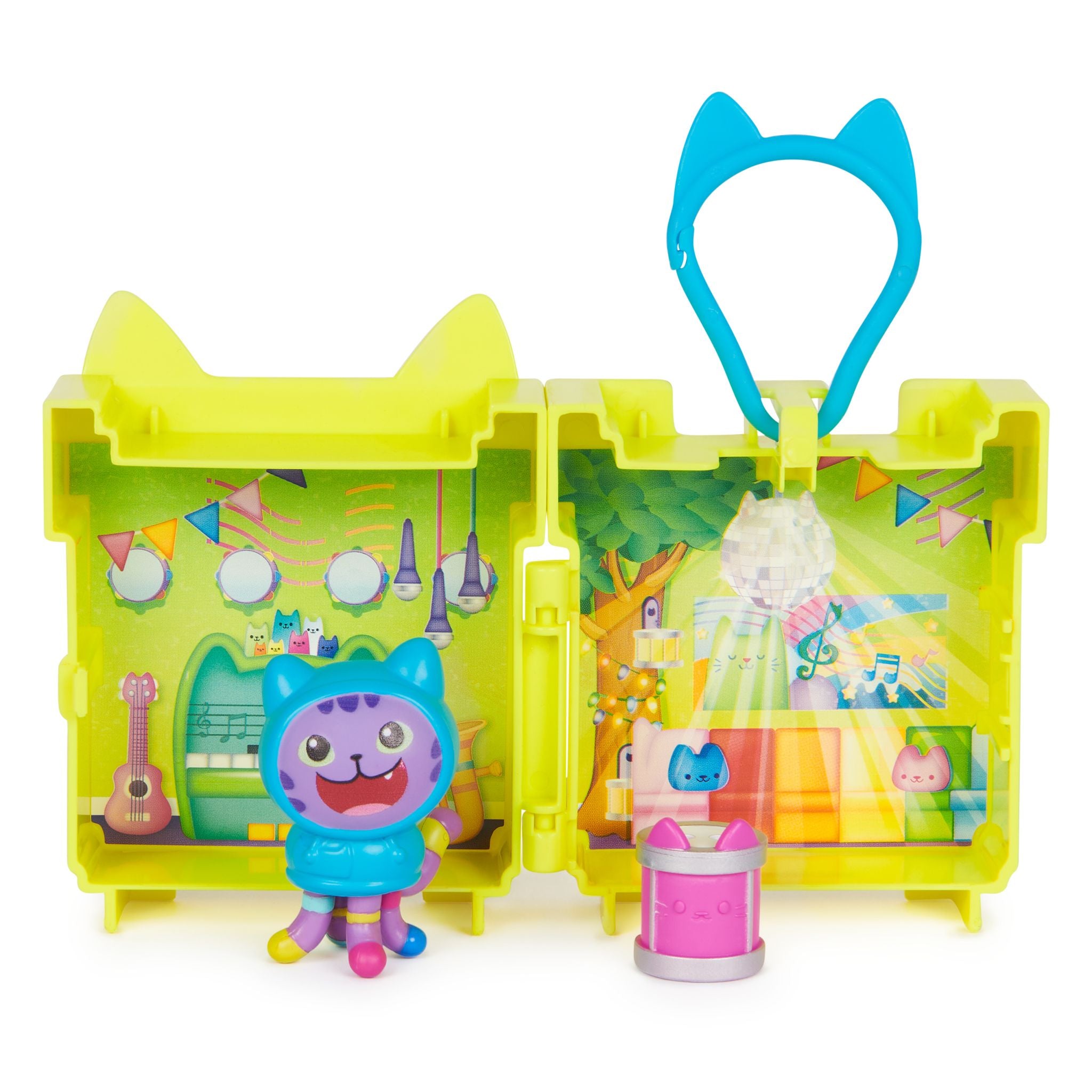 Gabby's Dollhouse Dj Catnip Clip - On Mini Playset for Adventure - Loving Kids