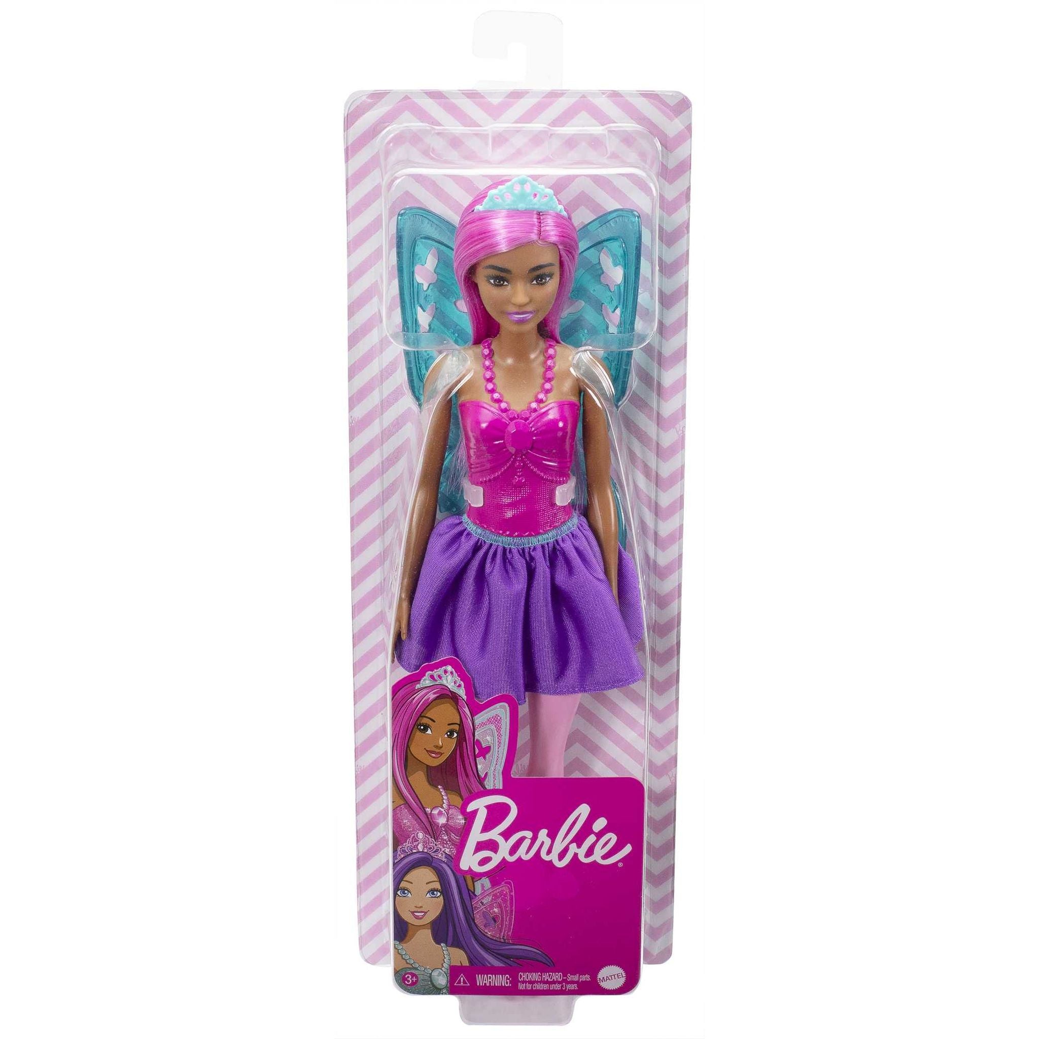 Hot! Barbie Dreamtopia Pink-Haired Fairy Doll