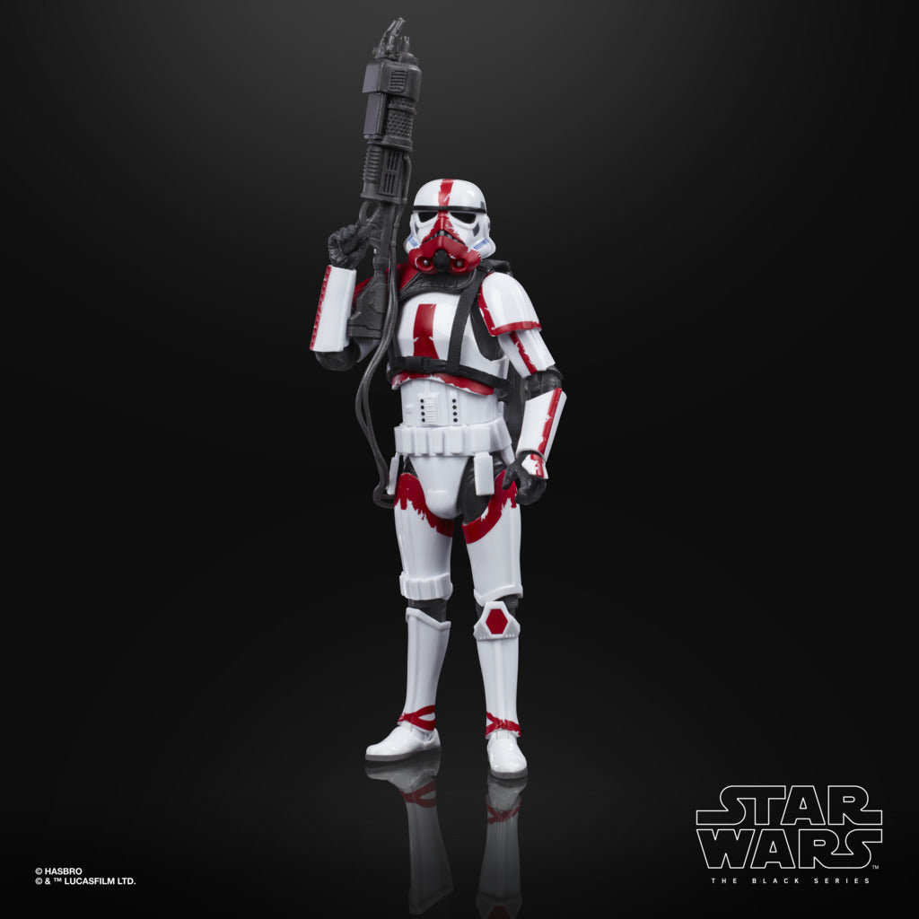 Hot! Star Wars The Black Series 6-Inch Incinerator Trooper Action Figure