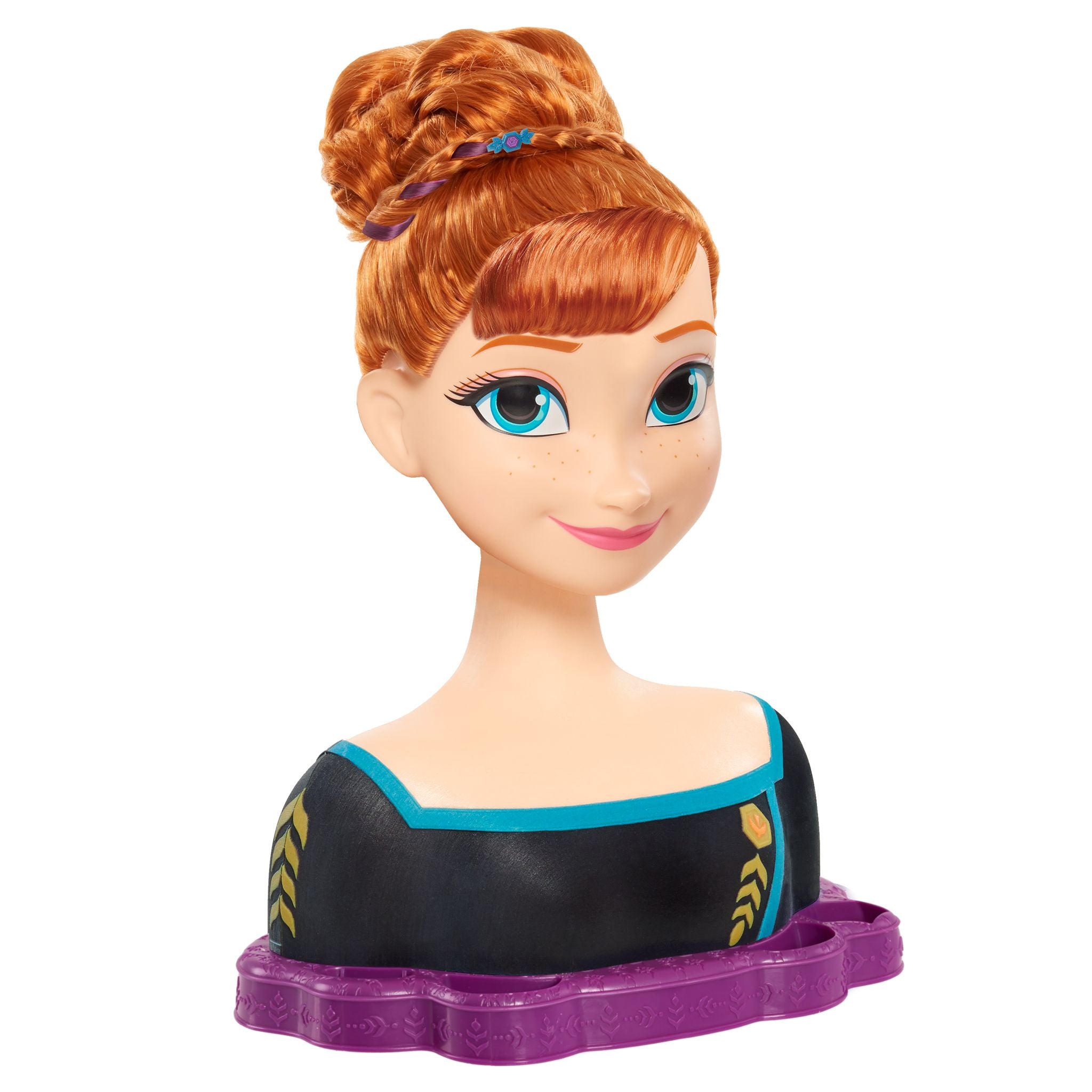 Hot Deal! Disney Frozen 2 Deluxe Queen Anna Styling Head Toy for Kids 3+