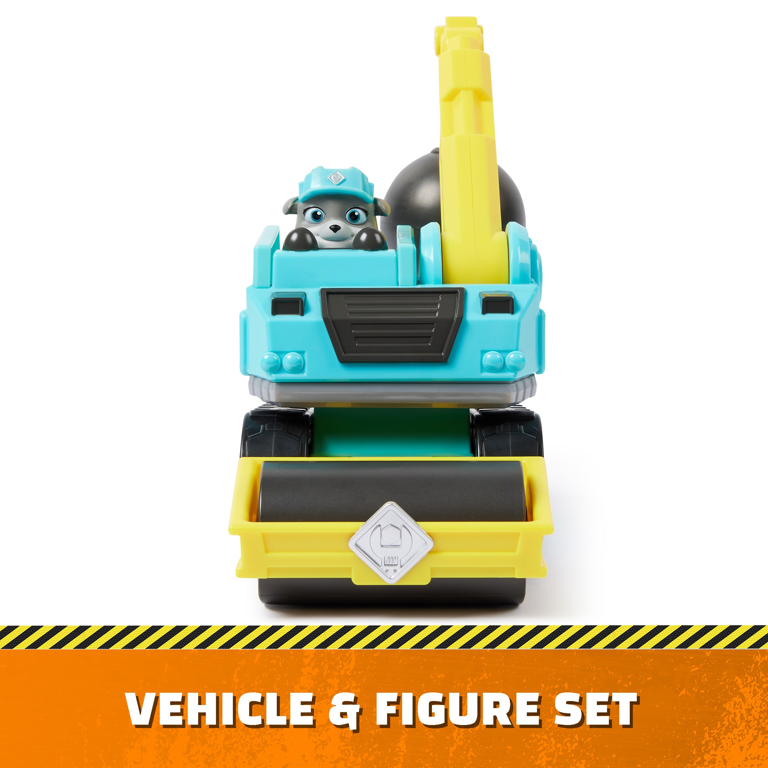 Rubble & Crew Motor's Awesome Wrecking Ball Construction Vehicle Toy