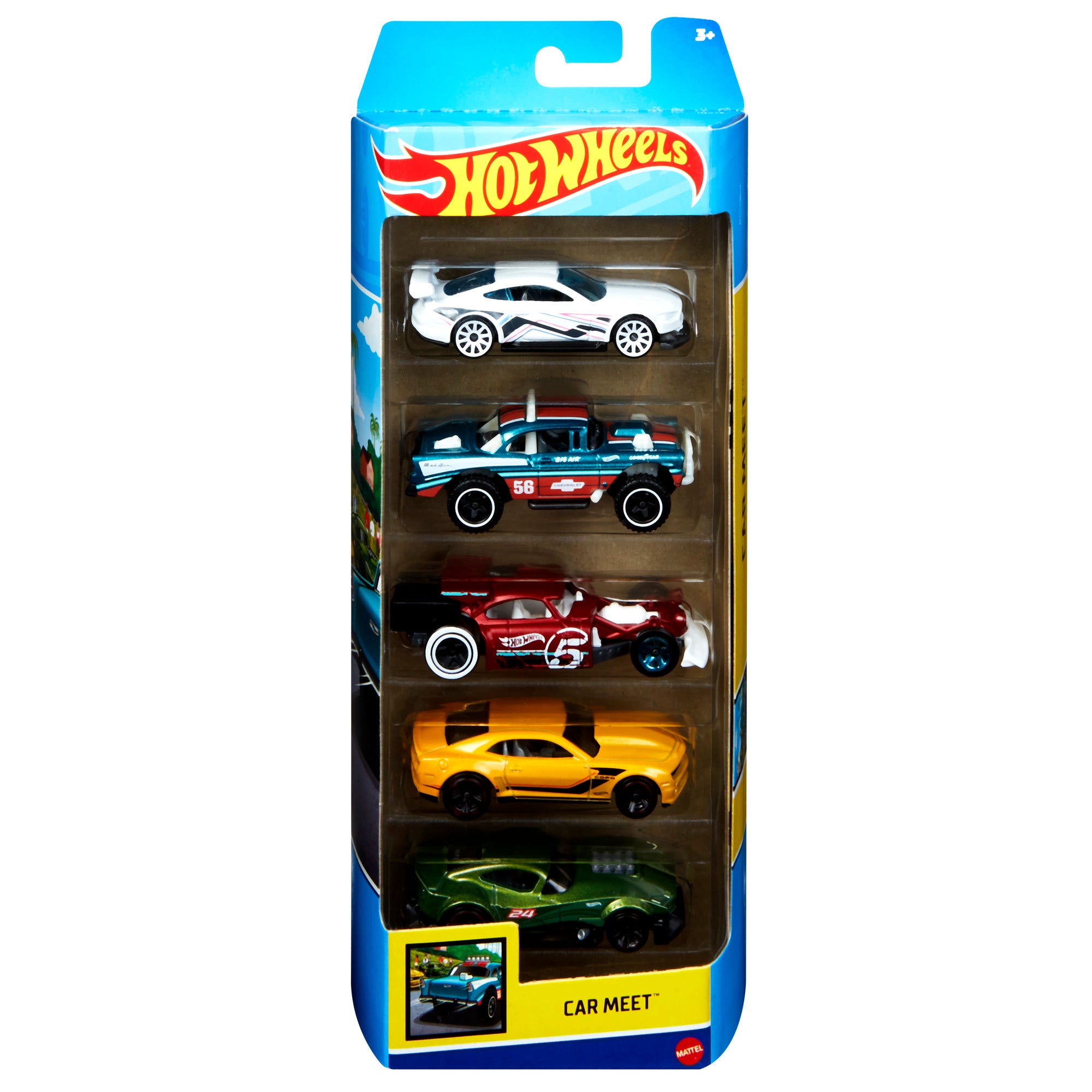 Hot Wheels 5-Car Gift Pack - Assorted Styles, Perfect Gift!