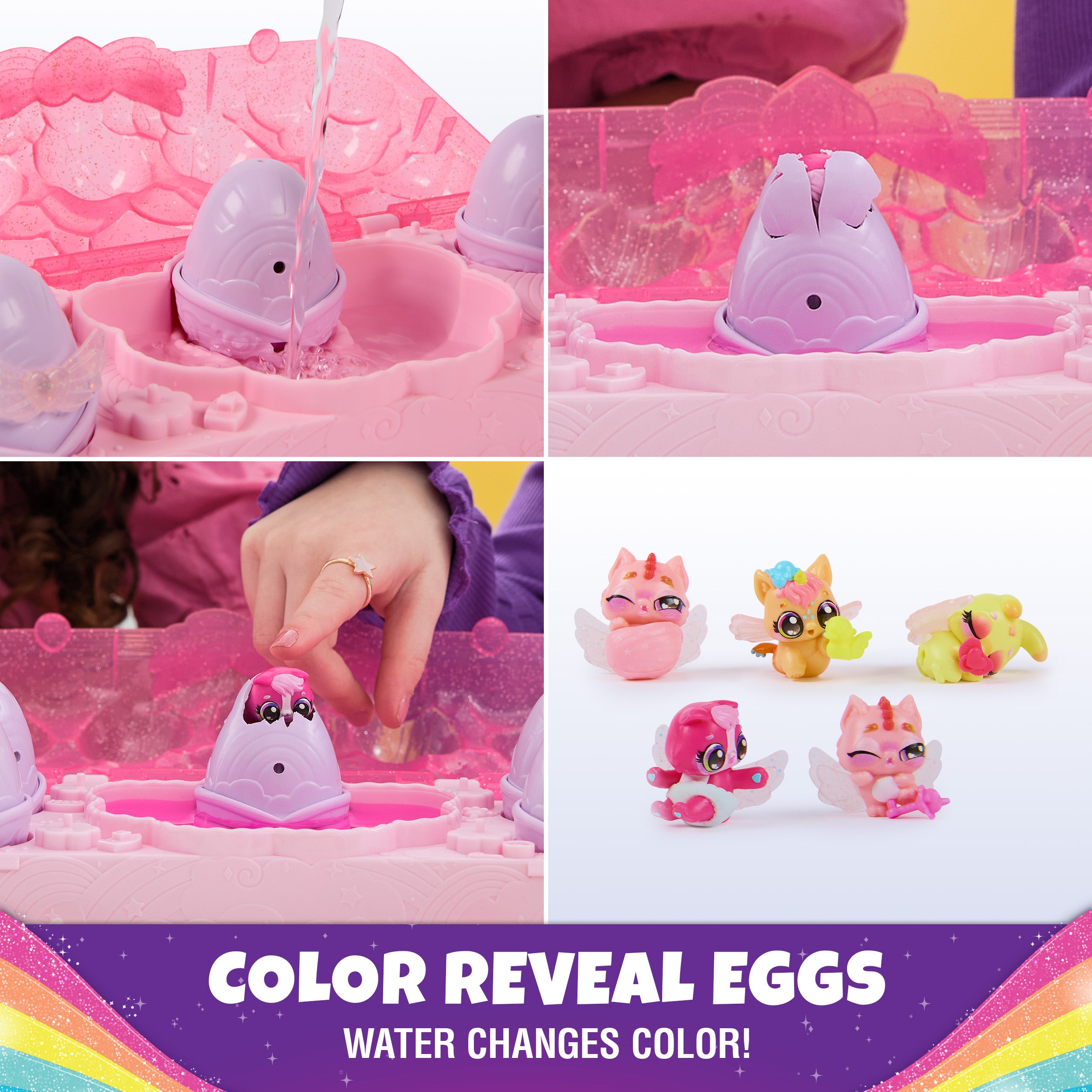 Hatchimals Alive! Rainbow Splash Egg Carton - Fun Surprise Toy