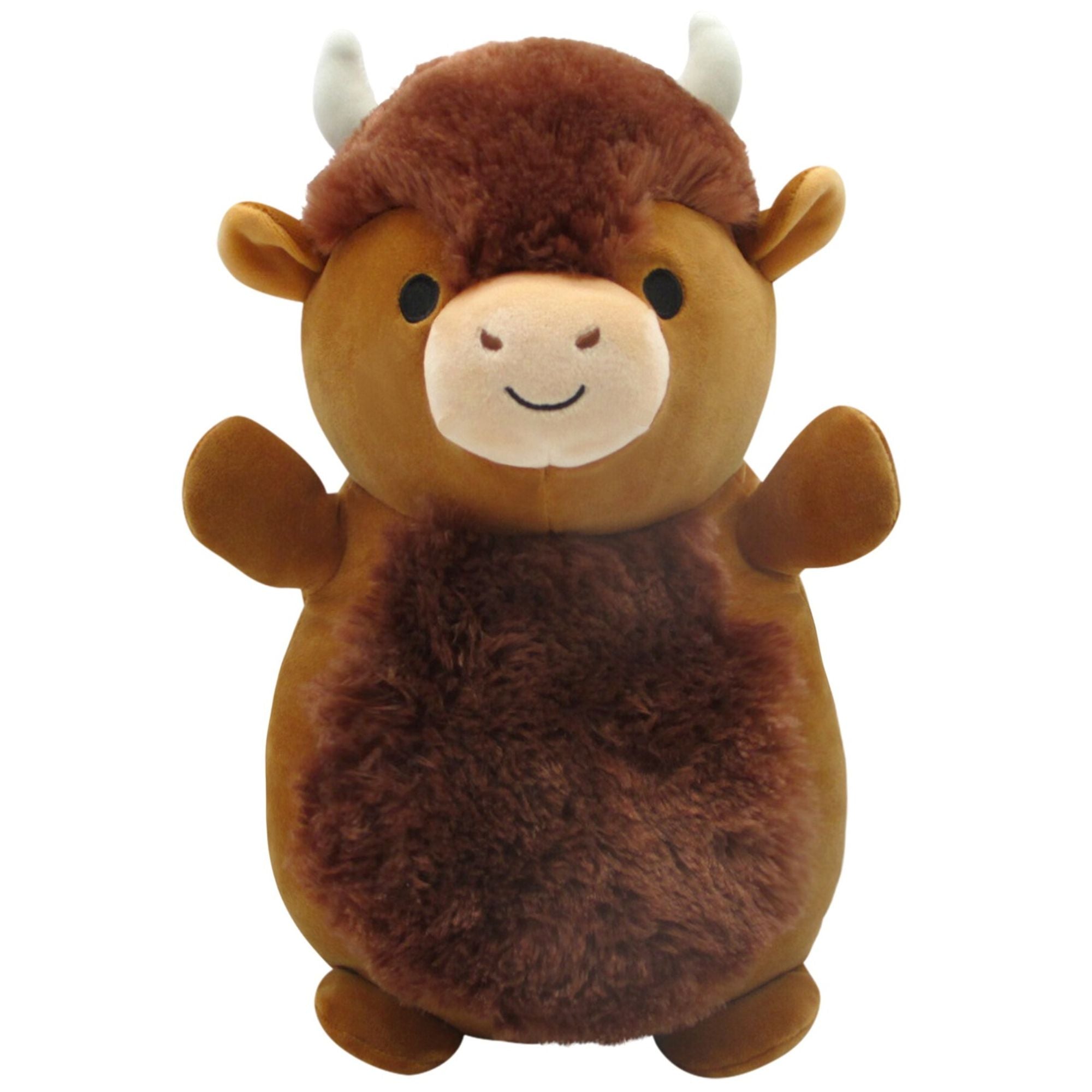 Limited Offer! 14-Inch Squishmallows Hugmees Squad Plush - Dunkie the Brown Bison