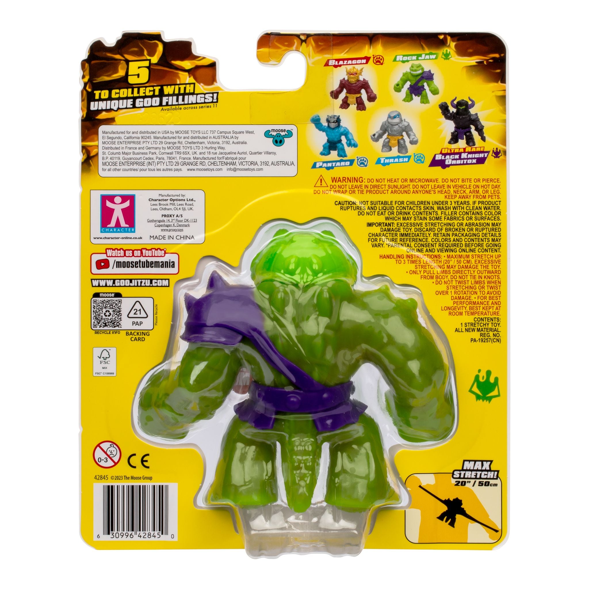Heroes Of Goo Jit Zu Stretch Strikers Season 11 - Epic Rockjaw Hero Pack