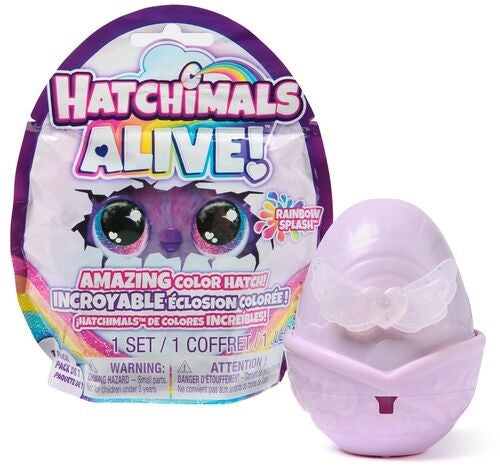 Hot Deal! 1 Piece Hatchimals Alive Rainbow Splash Surprise Toy for Ages 3+