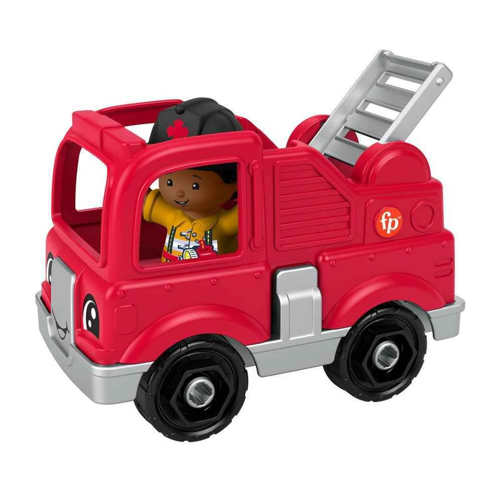 Fisher-Price Little People Push - Along Firetruck Toy: Great Fun for Toddlers