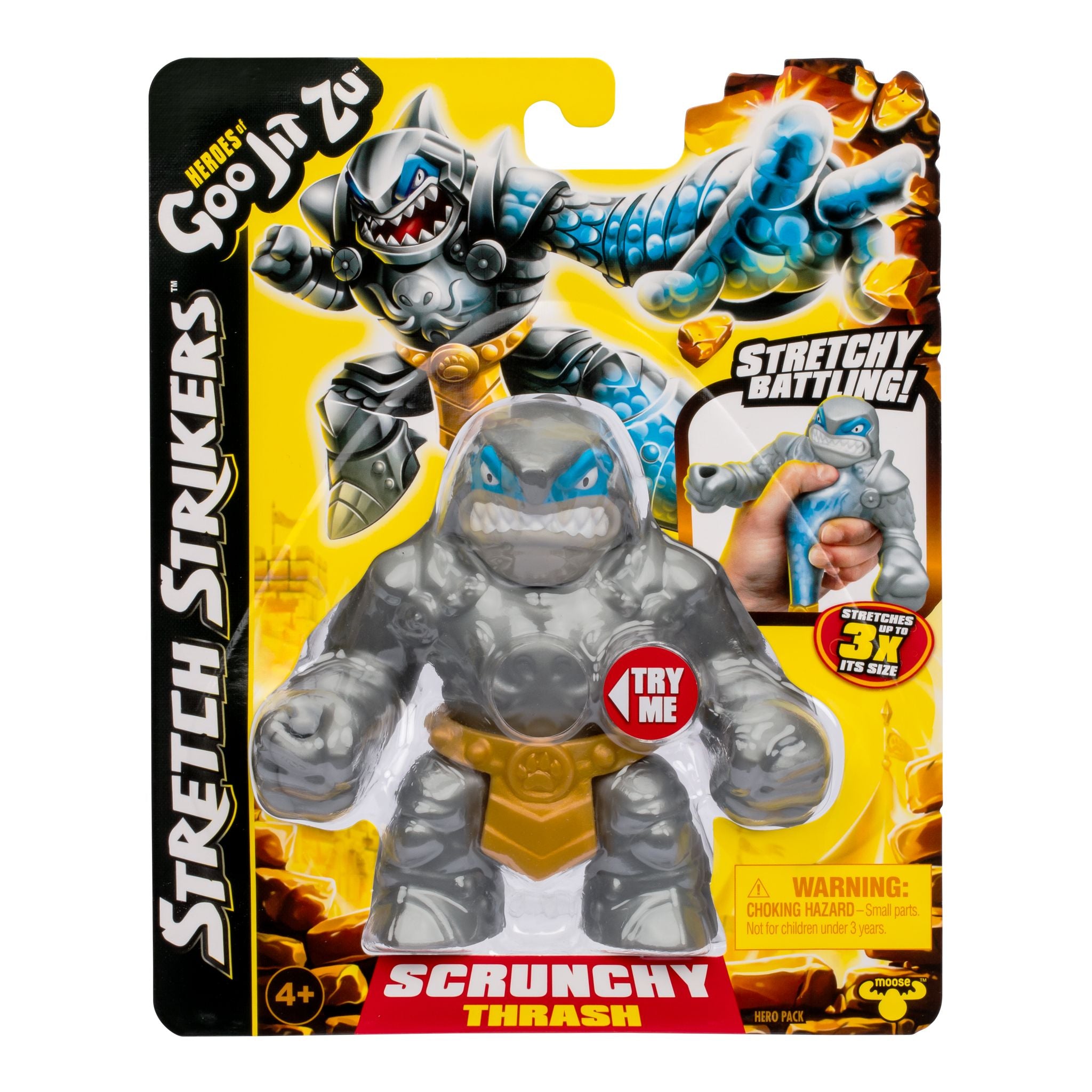 New Heroes Of Goo Jit Zu Stretch Strikers Season 11 - Thrash Hero Pack