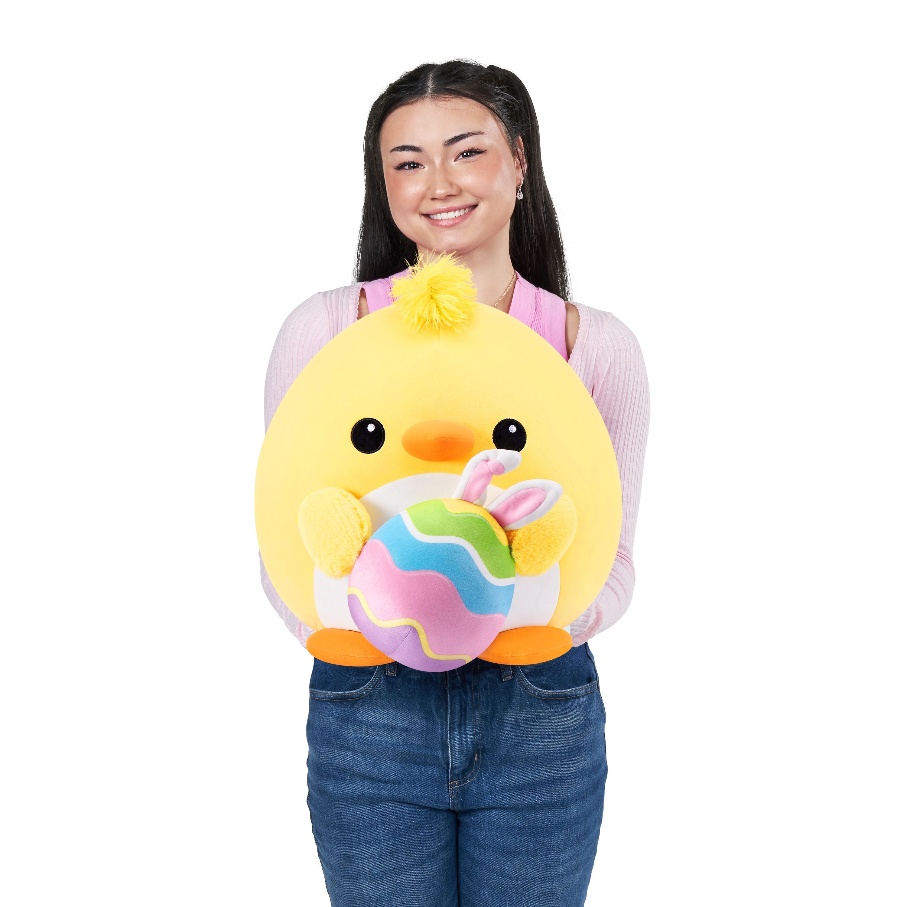 ZURU Easter Special: 14-Inch Snackles Ash Chick Plush