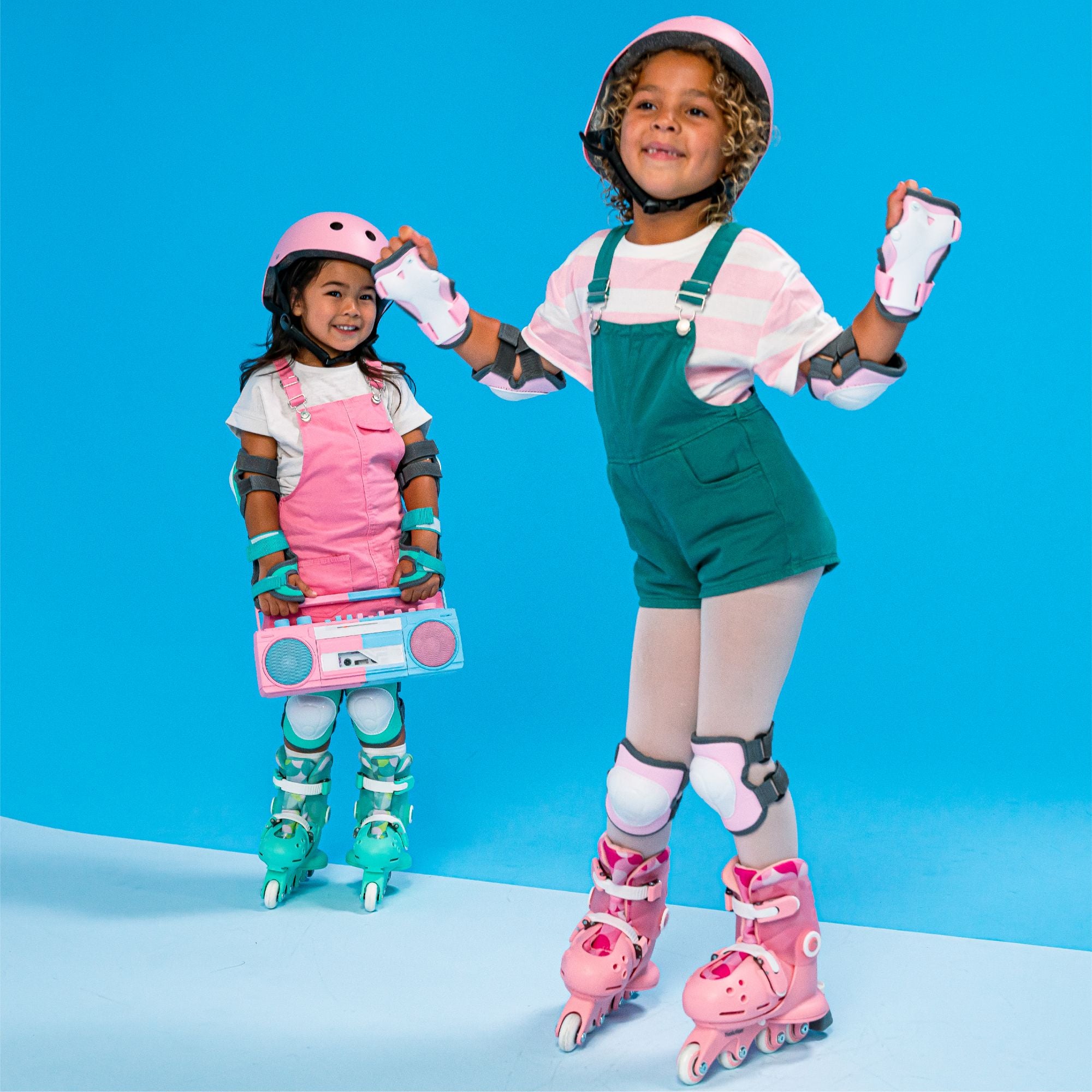 Yvolution Pink Twista Skates for Kids, Sizes 7J - 11J