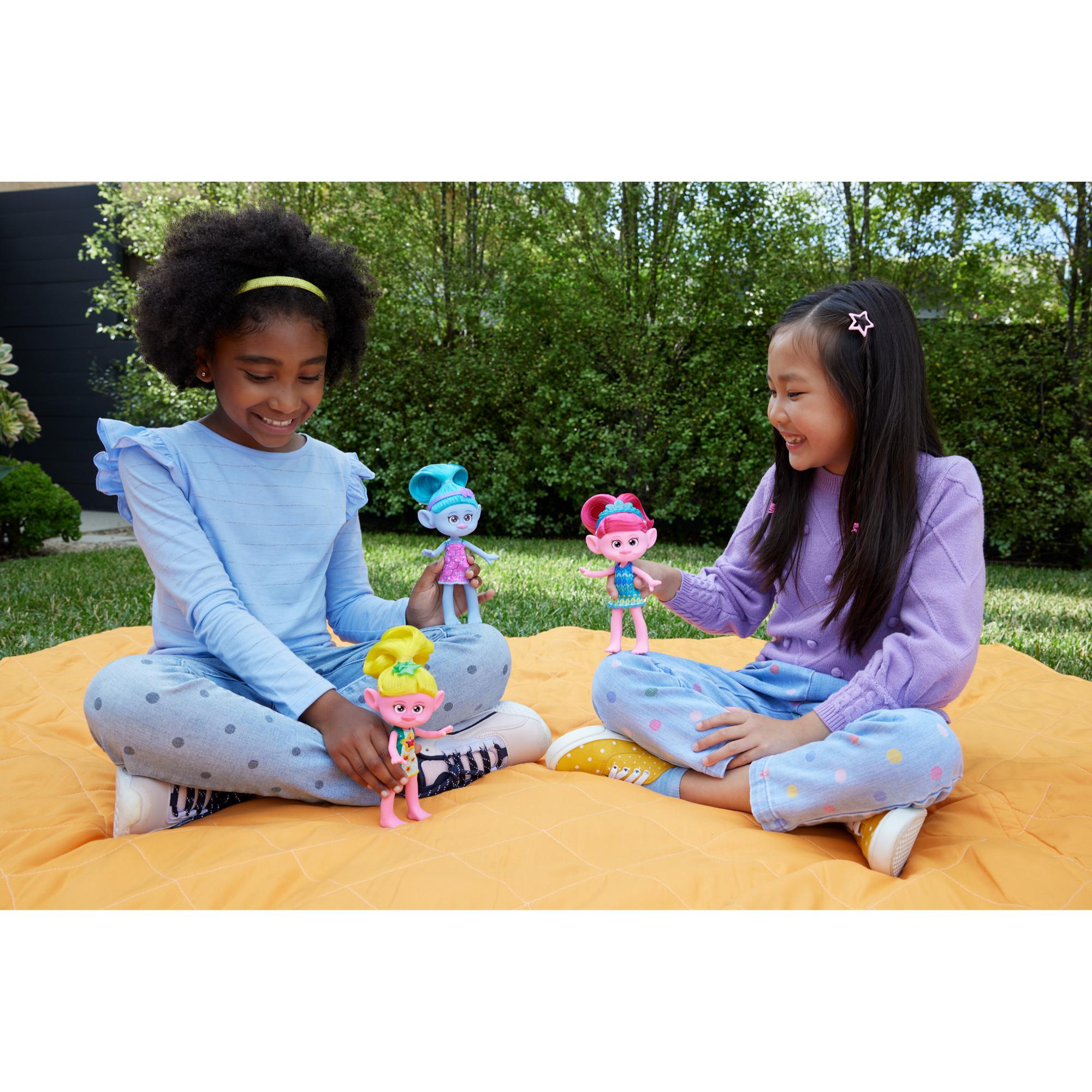 Hot! DreamWorks Trolls 3 Band Together Chenille Trendsettin Doll