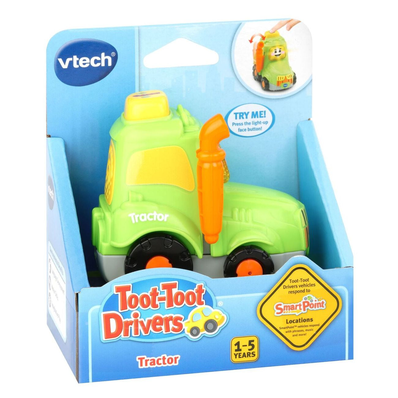 VTech Toot - Toot Drivers Kids' Educational Tractor with Fun Music and Songs
