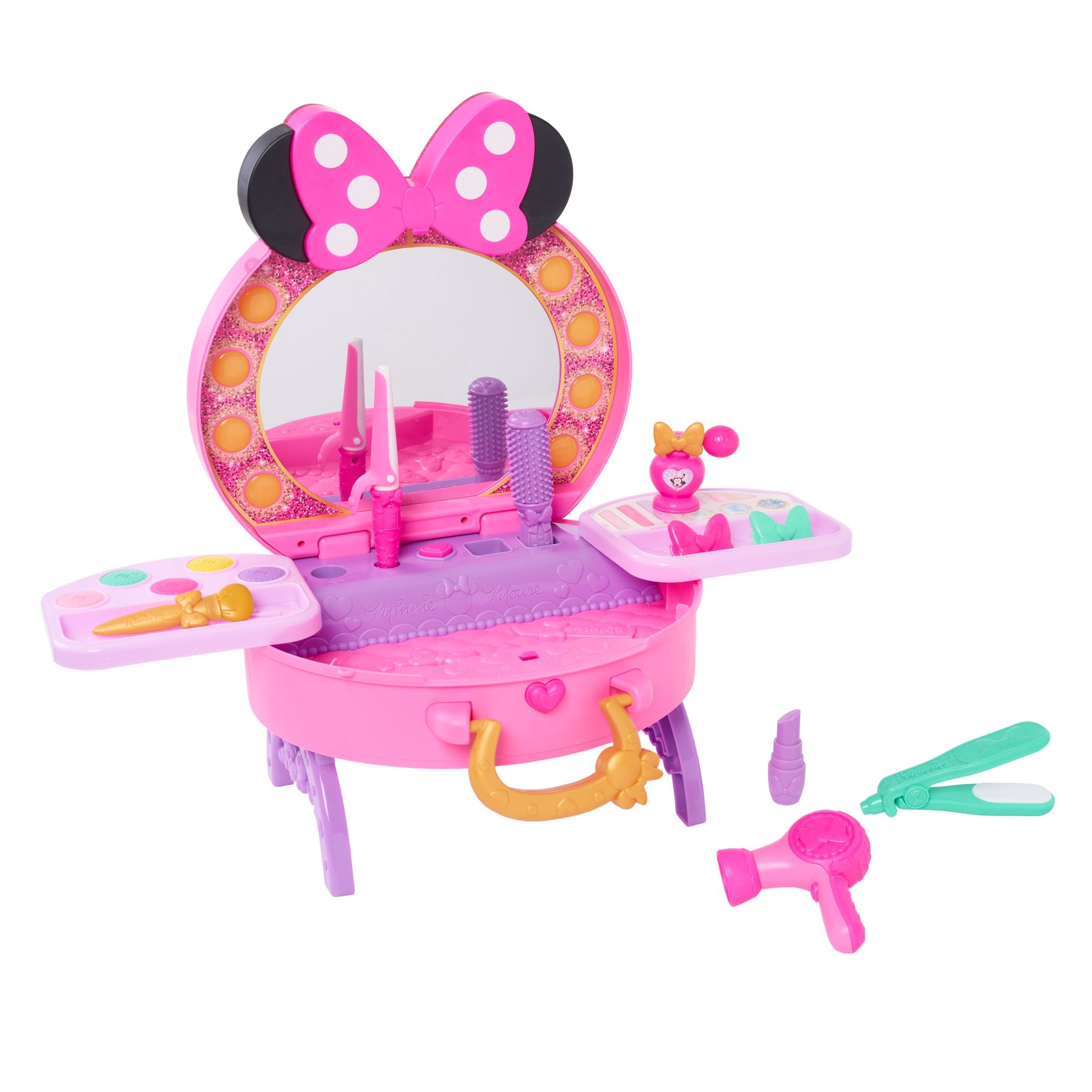 Disney Junior Interactive Minnie Mouse Glam Magic Vanity Toy