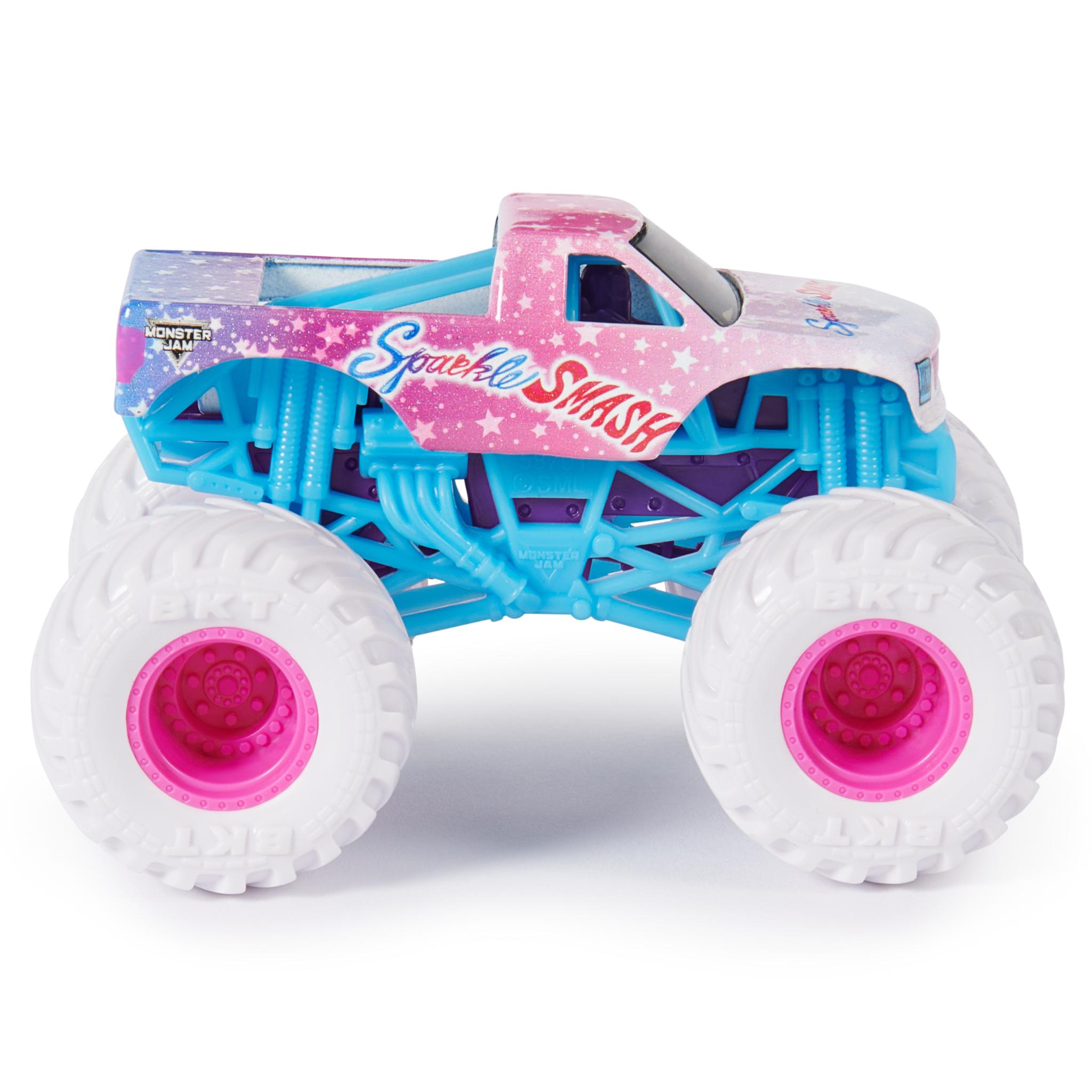 Hot Deal! 1:64 Scale Monster Jam 2-Pack - Sparkle Smash Battle Set