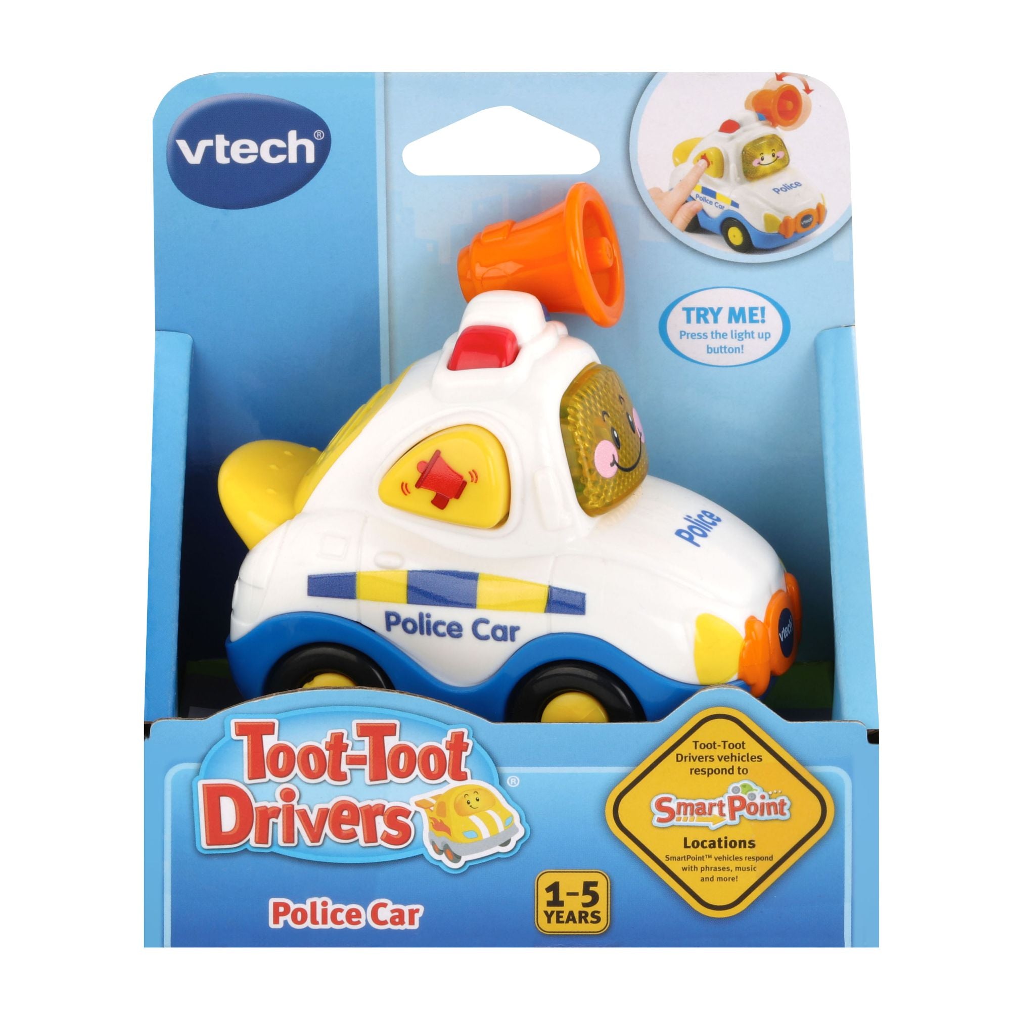 VTech Toot-Toot Drivers Police Car: Fun Vehicle with Songs and Sounds