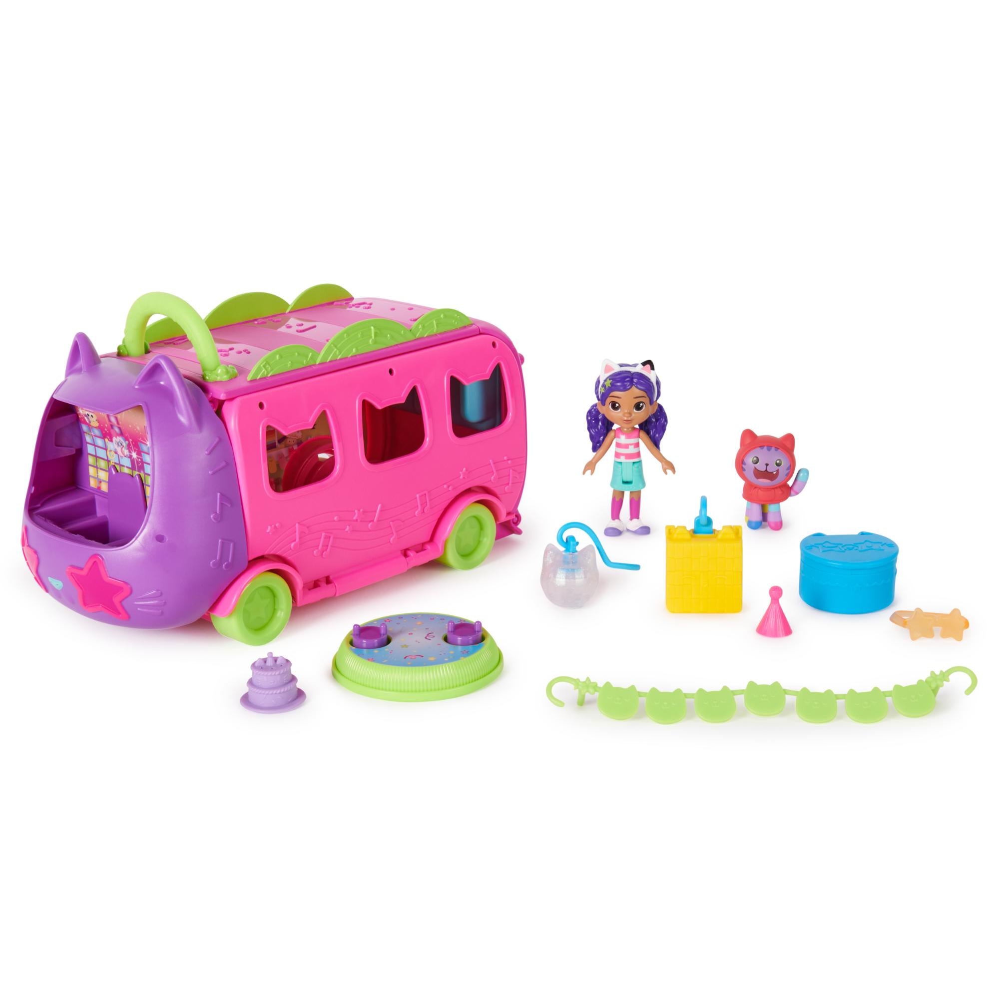 Gabby's Dollhouse Party Bus Playset - Exclusive Celebration Fun