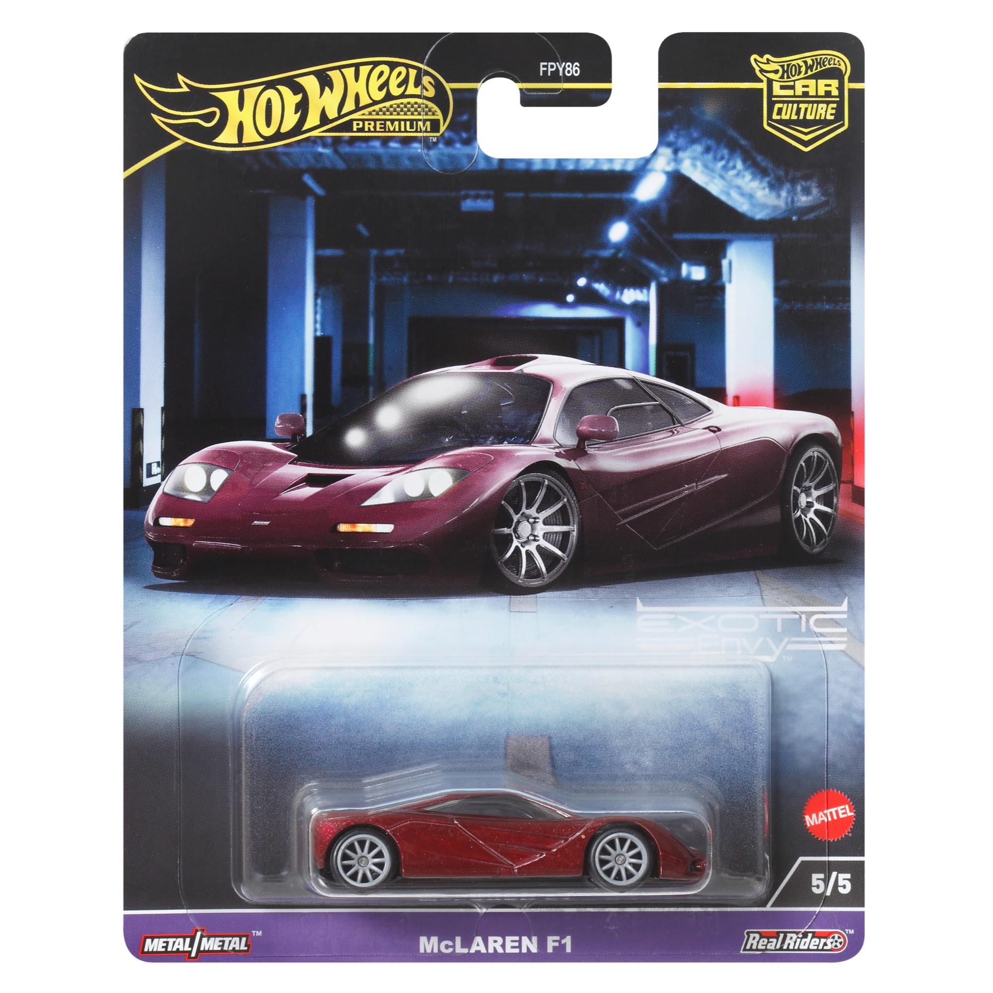 Hot Wheels 1:64 Scale Exotic Envy Mclaren F1 Car 5/5 in Car Culture