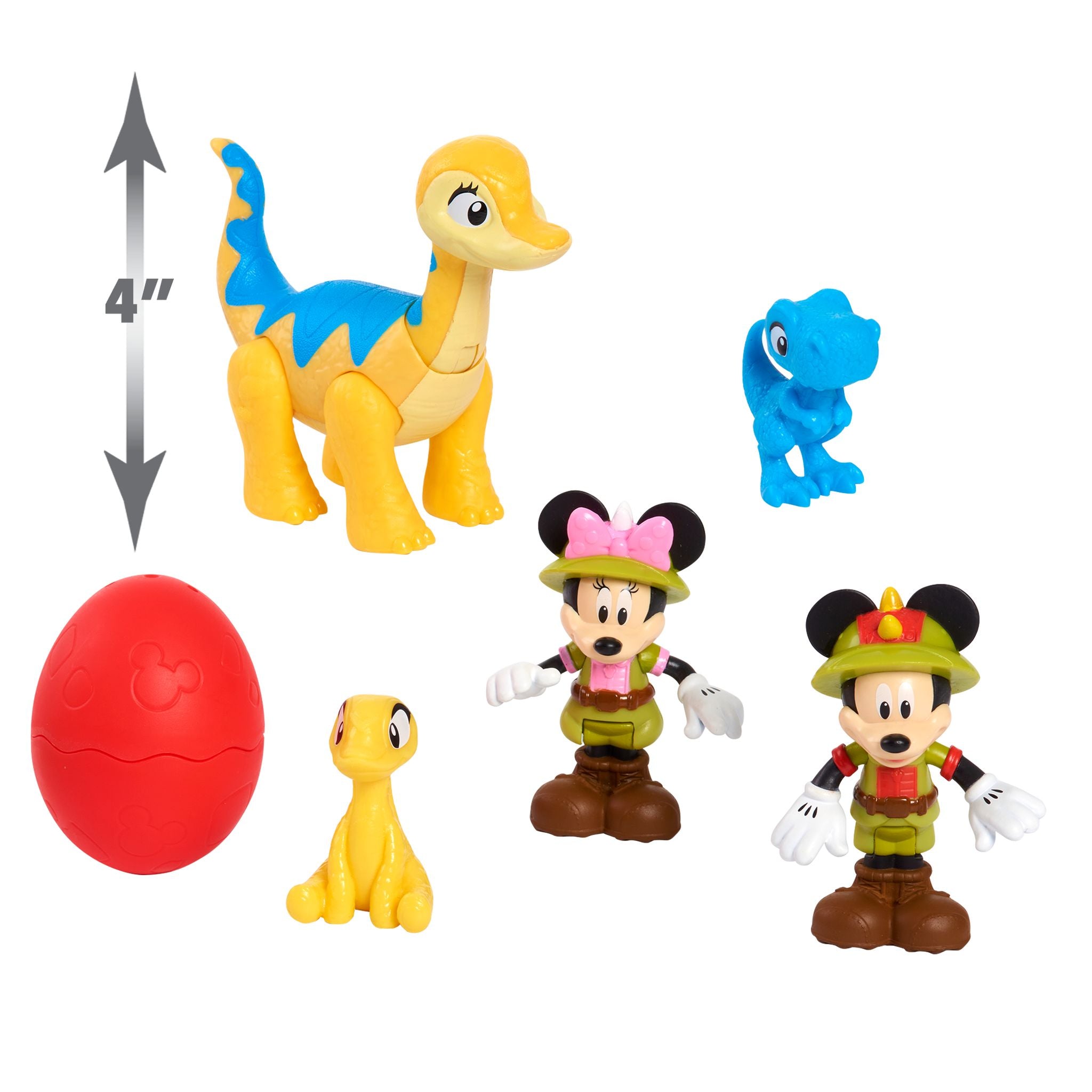 Hot! Disney Junior Mickey Mouse Dino Safari Toy Set