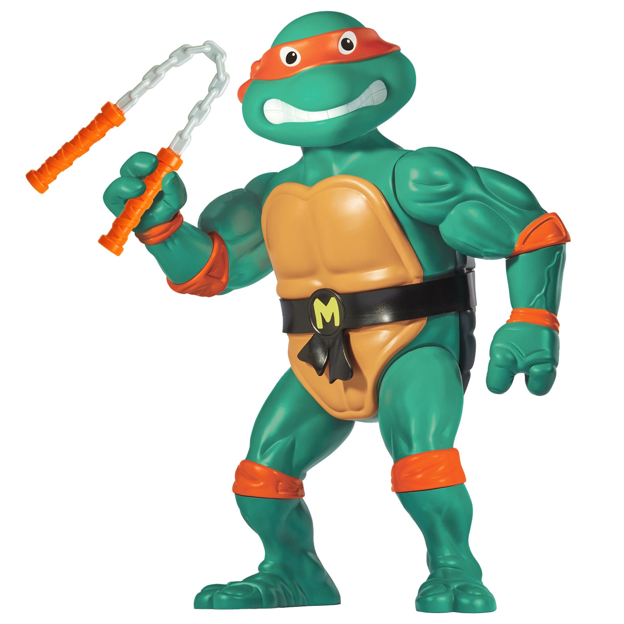 Original Classic 12-Inch Large Teenage Mutant Ninja Turtles Figure - Michelangelo