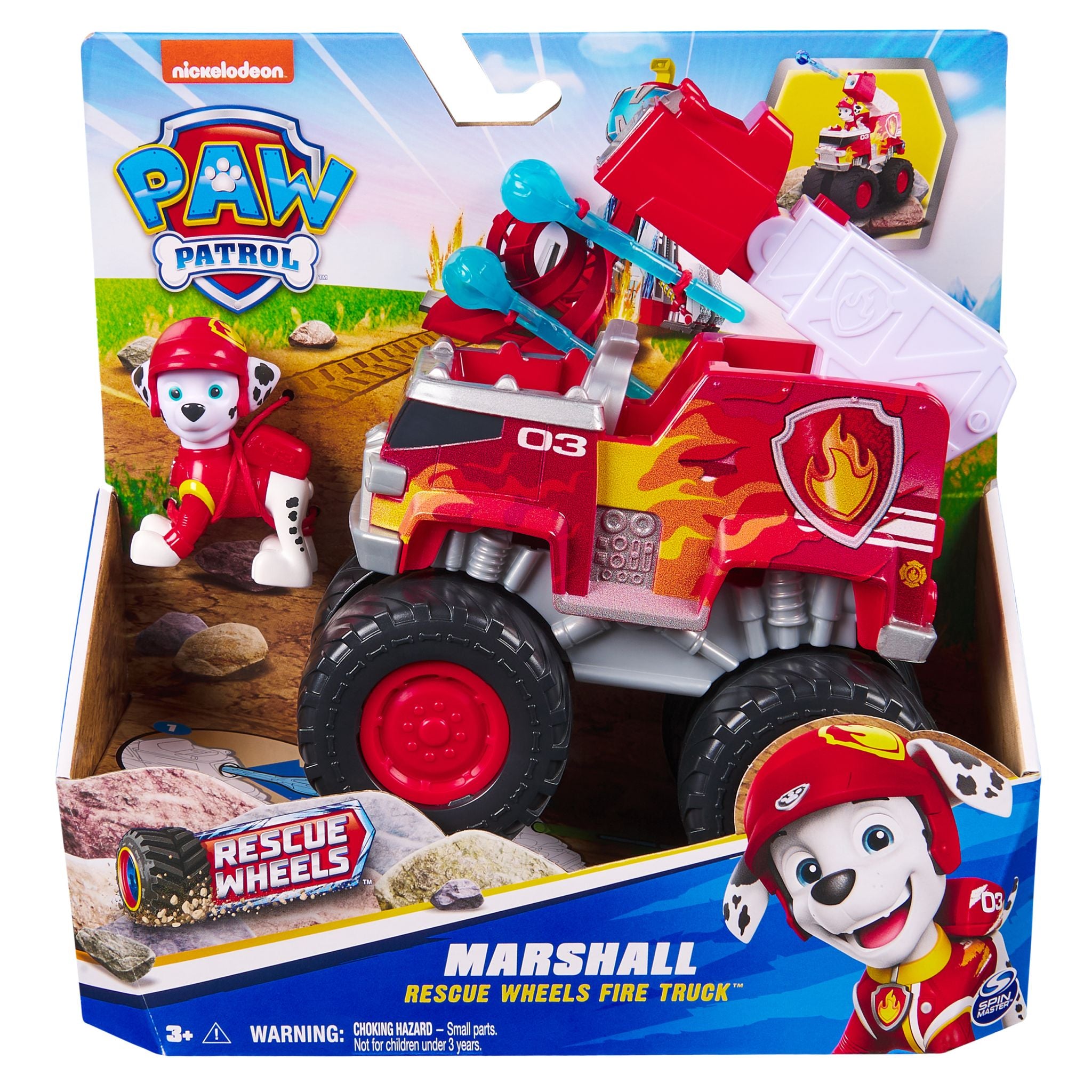 Hot Sale! PAW Patrol Marshall's Rescue Wheels Firetruck Toy for Kids