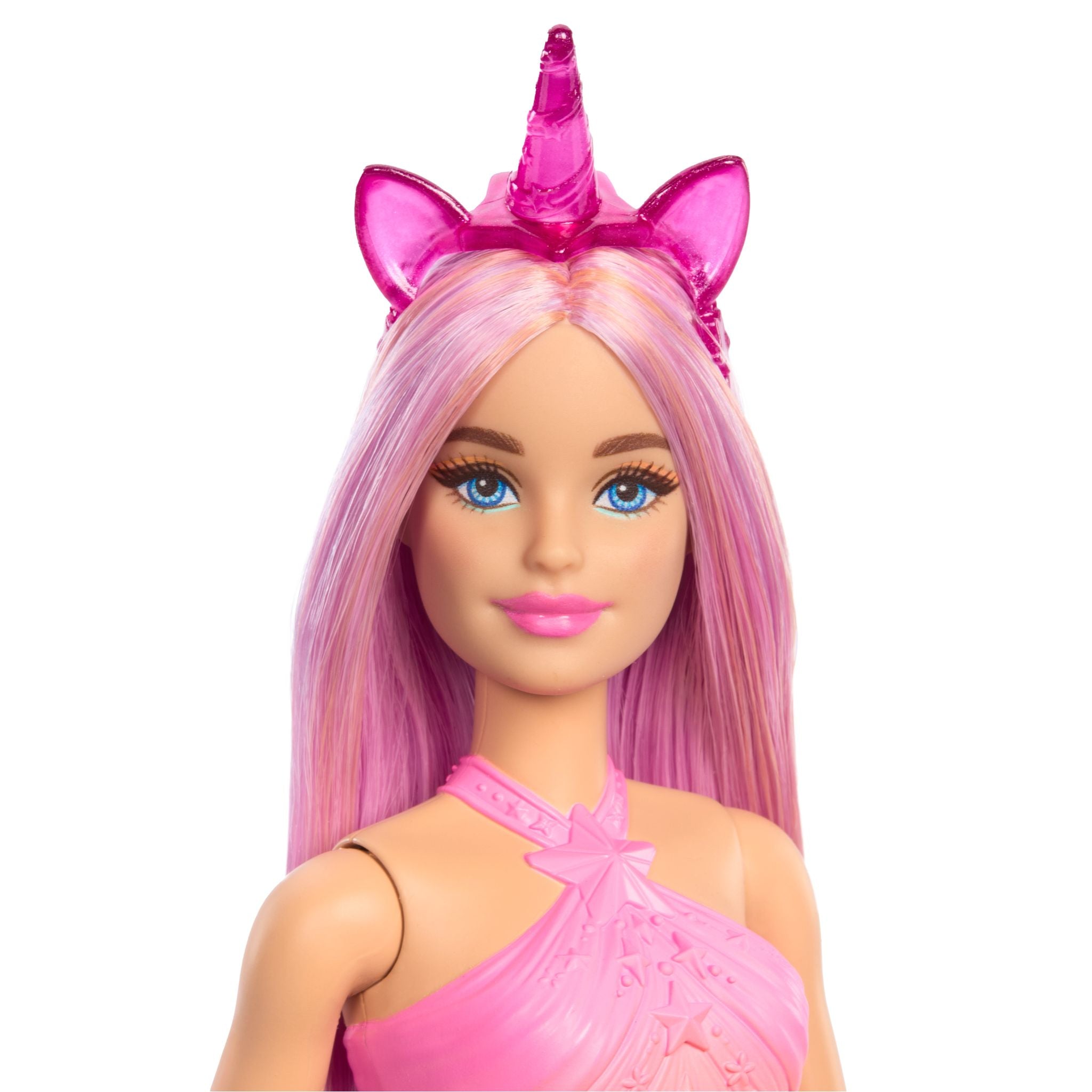 Hot Sale! Barbie Dreamtopia Unicorn Doll Featuring Stunning Pink Hair for Kids