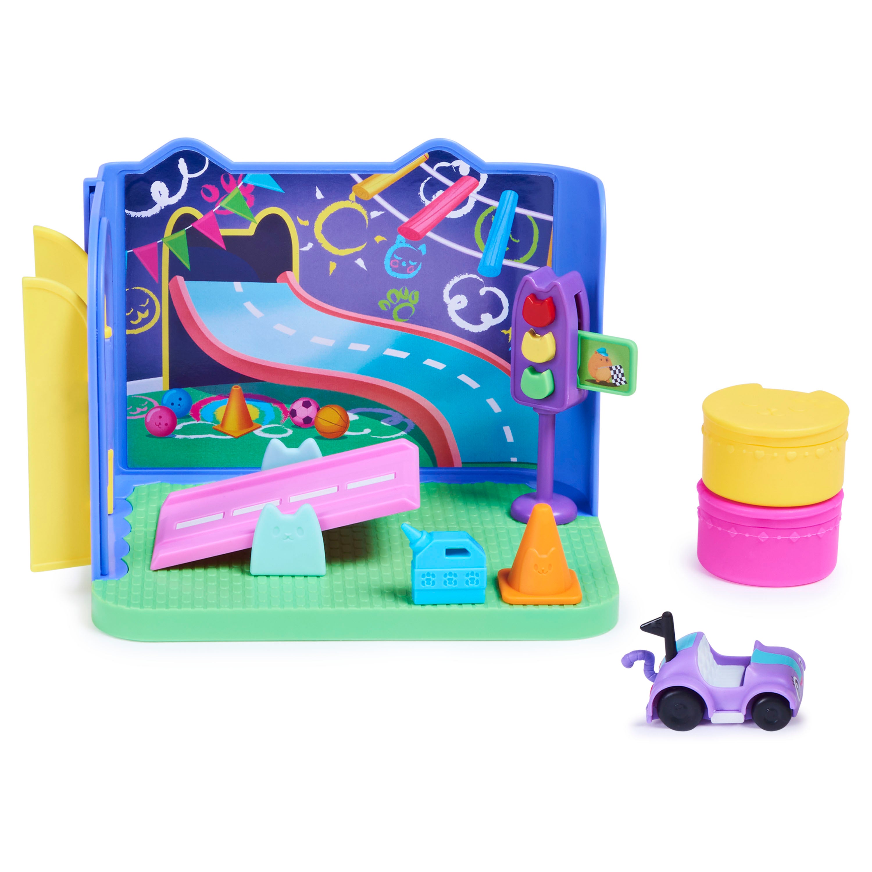 Gabby's Dollhouse Carlita's Purr-Ific Play Room Playset - Ideal Christmas Gift for Kids