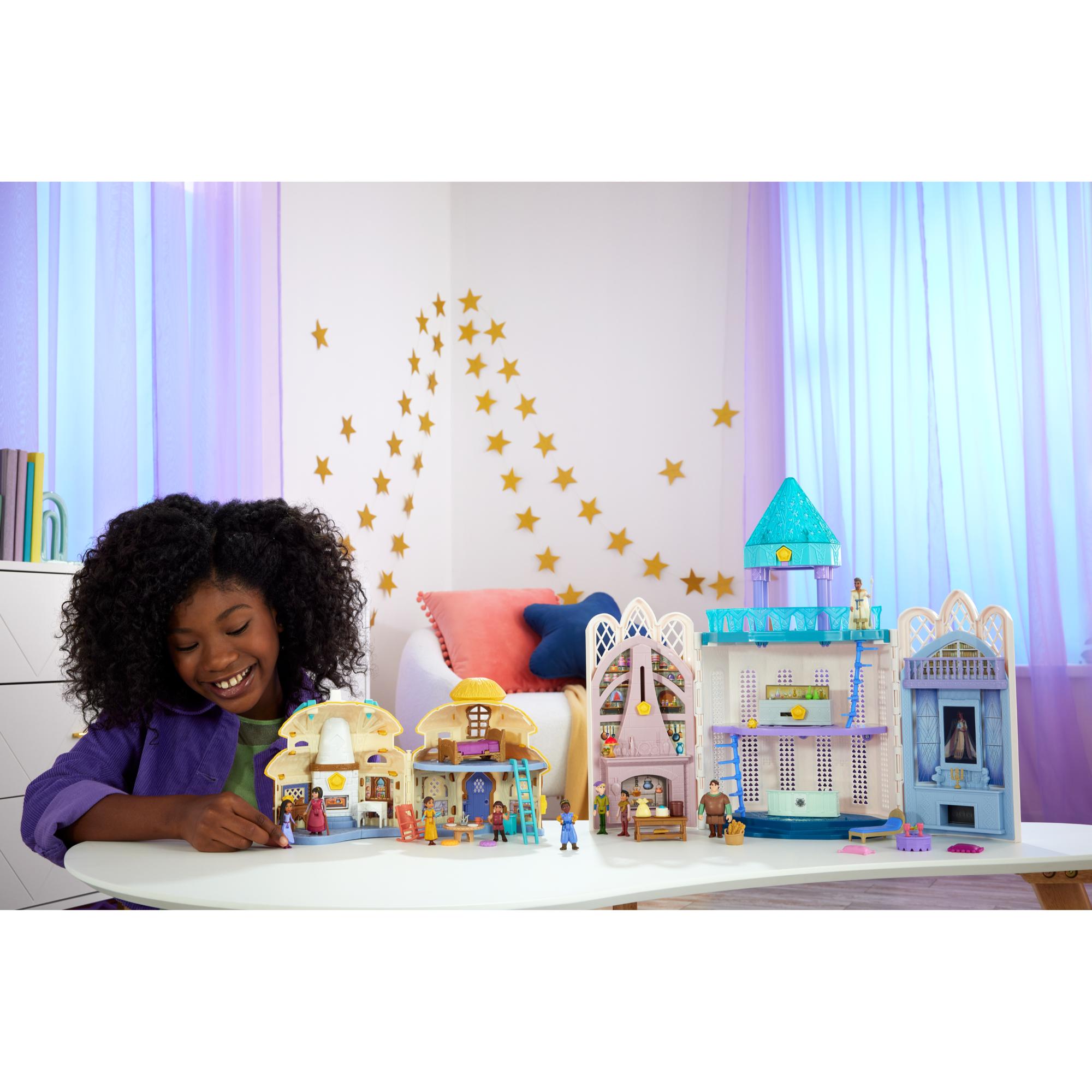 Disney Wish Rosa's Magical Castle Playset with Mini Dolls and Accessories