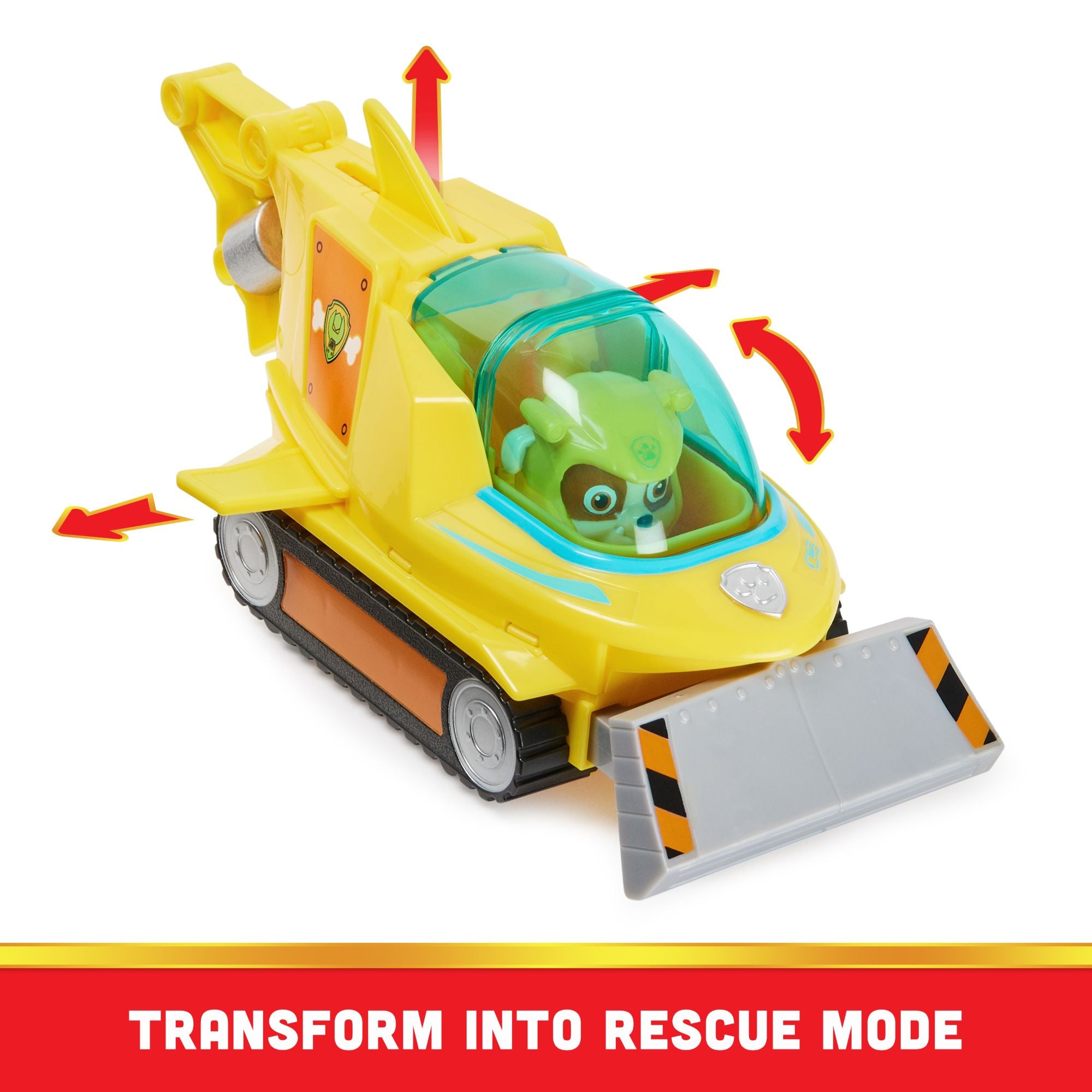 Hot Sale! PAW Patrol Rubble's Aqua Themed Hammerhead Shark Rescue Vehicle