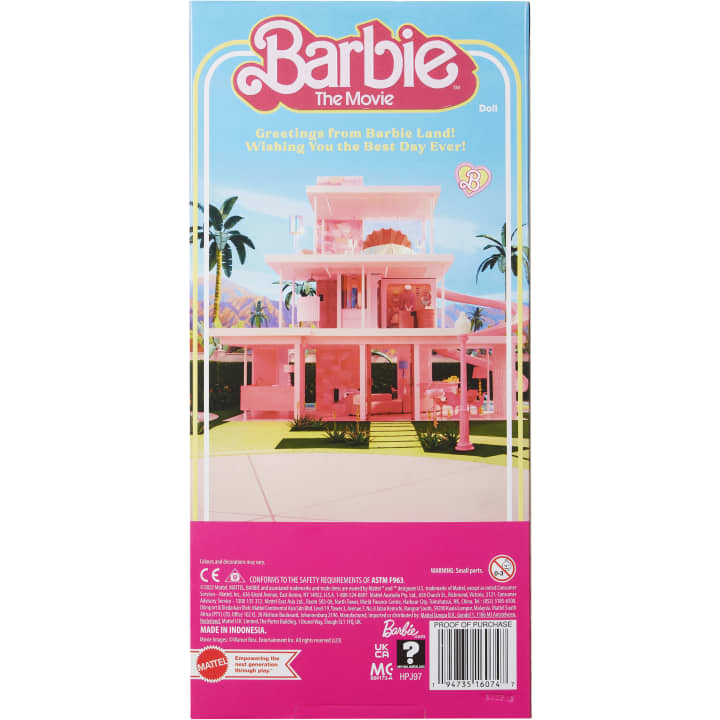 Hot Deal! Barbie The Movie Ken Doll in Pastel Striped Beachwear Set for Fans & Collectors