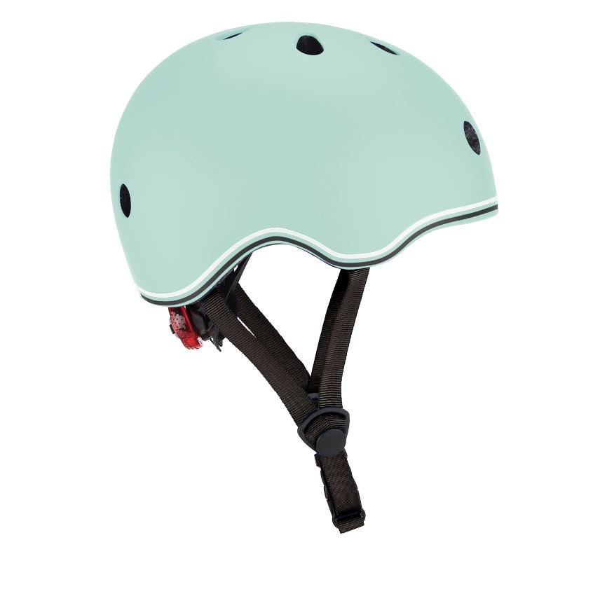Globber XXS/XS Mint Toddler Helmet with 3 - Mode LED Lights