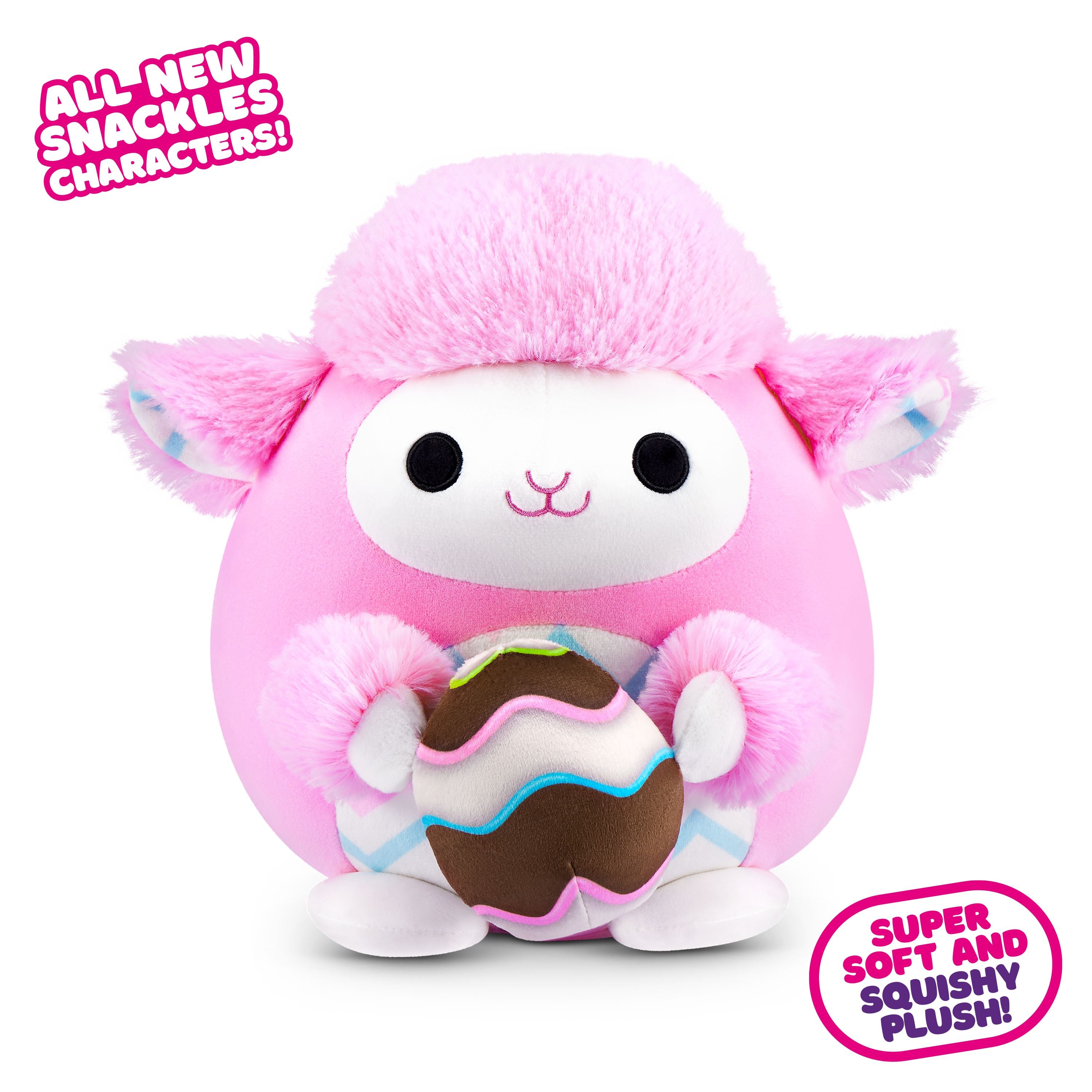 Limited Edition ZURU 8-Inch Snackles Plush Toys from Easter Series - Anna Sheep