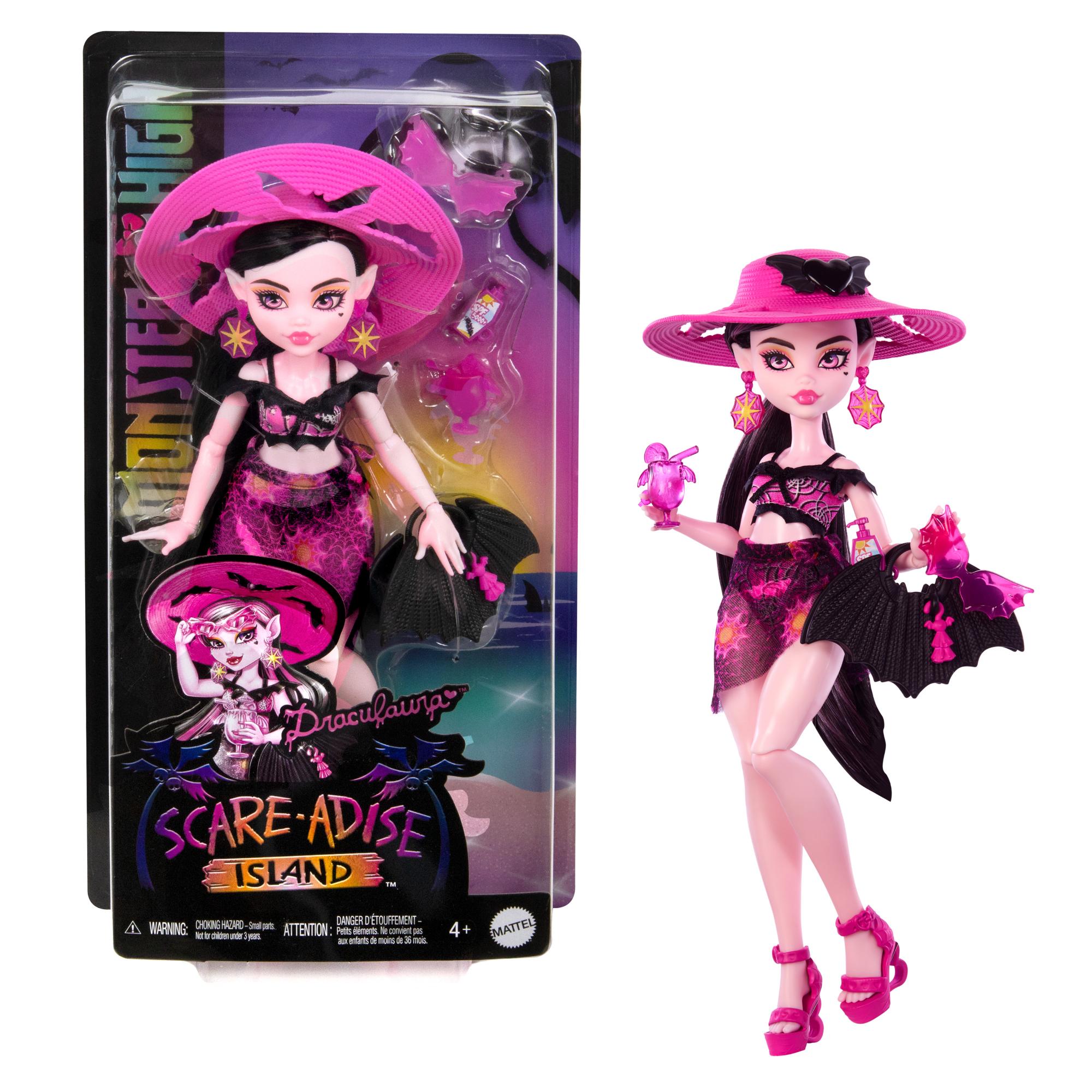 Hot Deal! Monster High Scare - Adise Island Draculaura Beach - Themed Doll