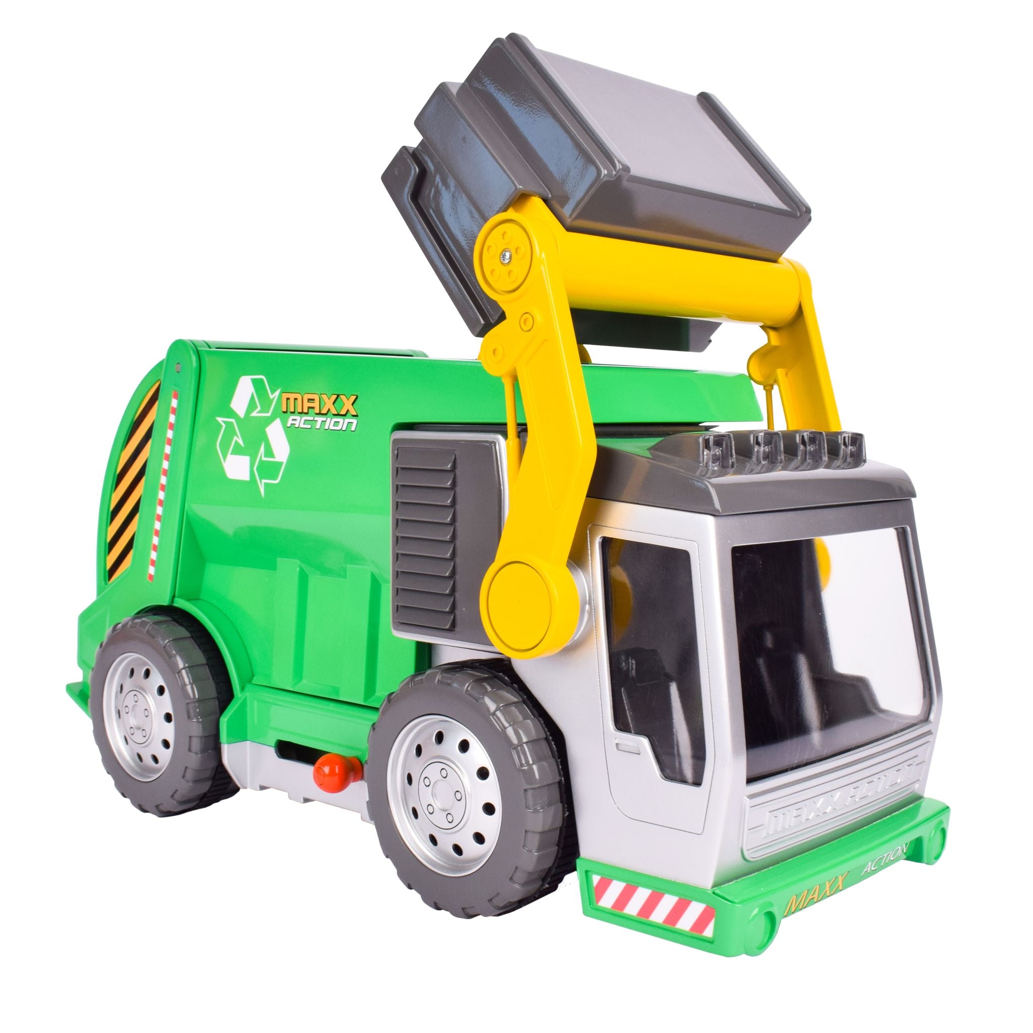 Maxx Action 3-in-1 Lights & Sounds Realistic Recycler Truck for Kids