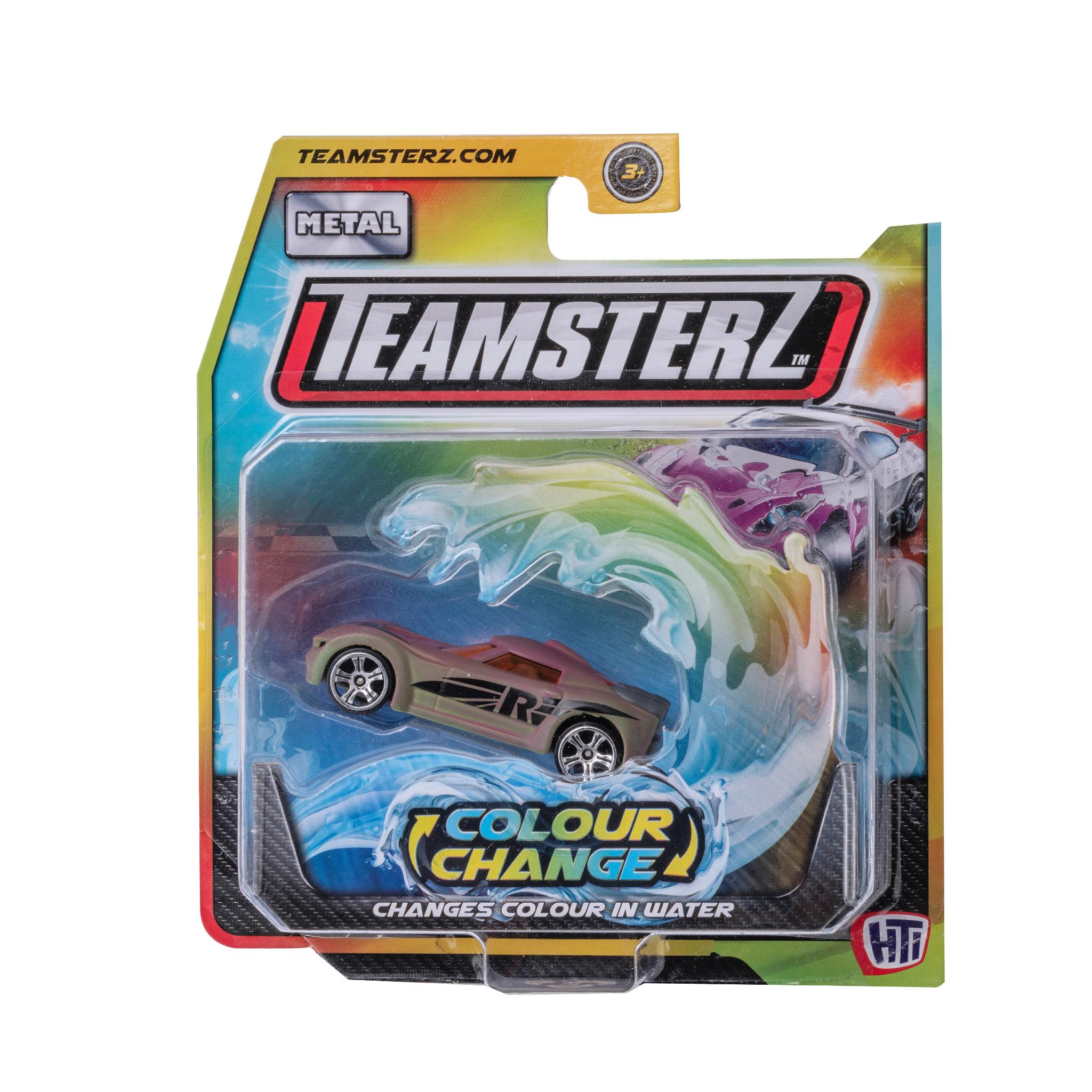 Assorted Styles of Teamsterz Die - cast Color - Changing Cars