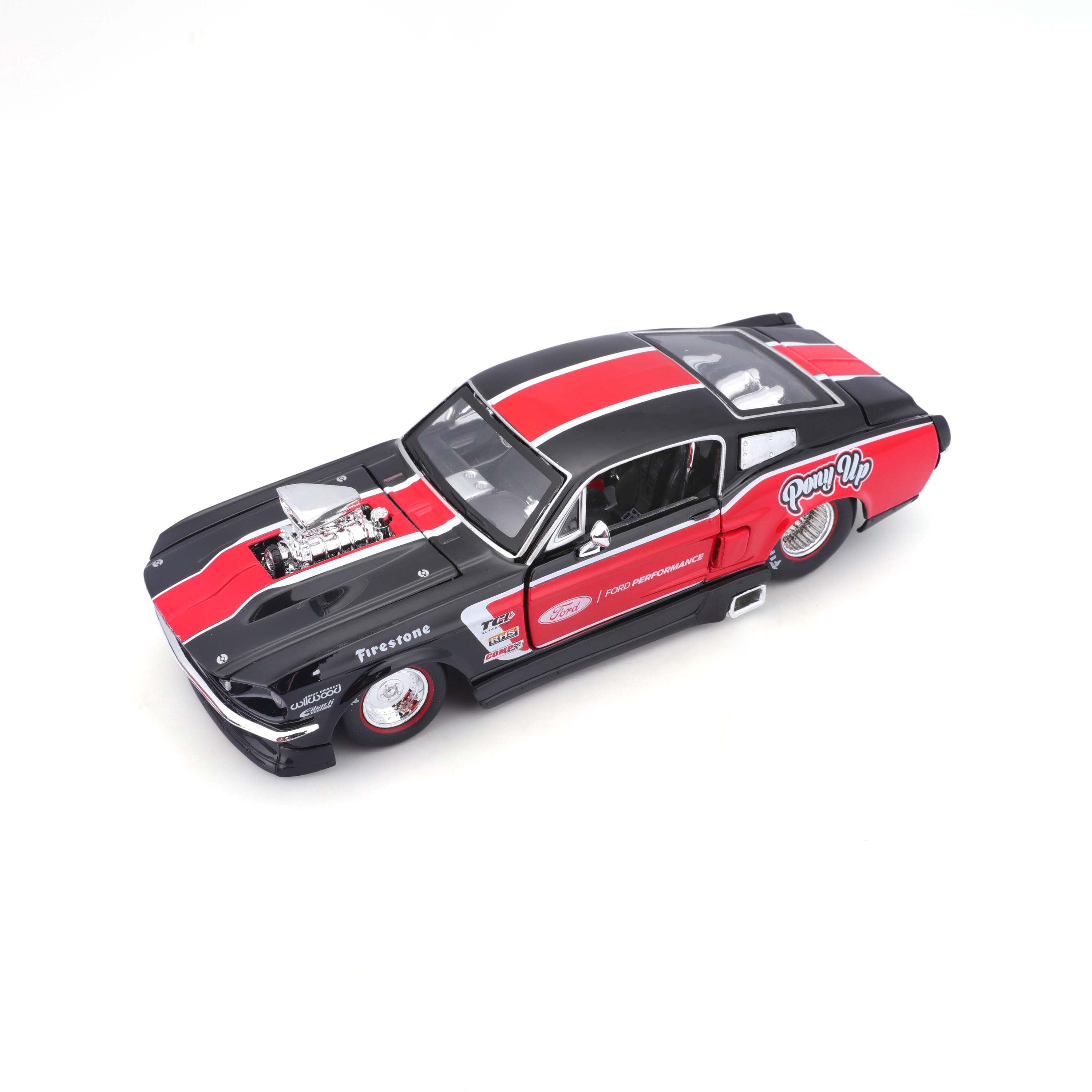 Maisto 1:24 Elite 1948 Ford F-1 Pickup and 1967 Ford Mustang GT Transport Set