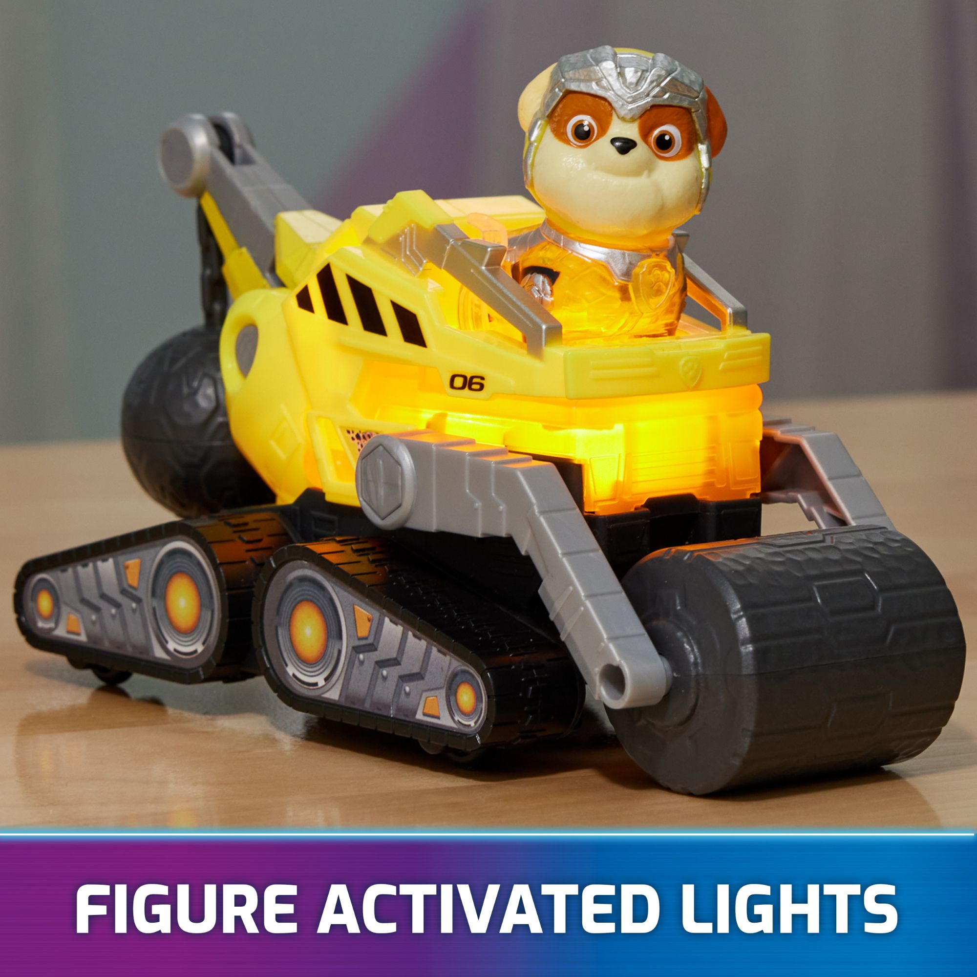 Hot! PAW Patrol The Mighty Movie Rubble's Rescue Vehicle