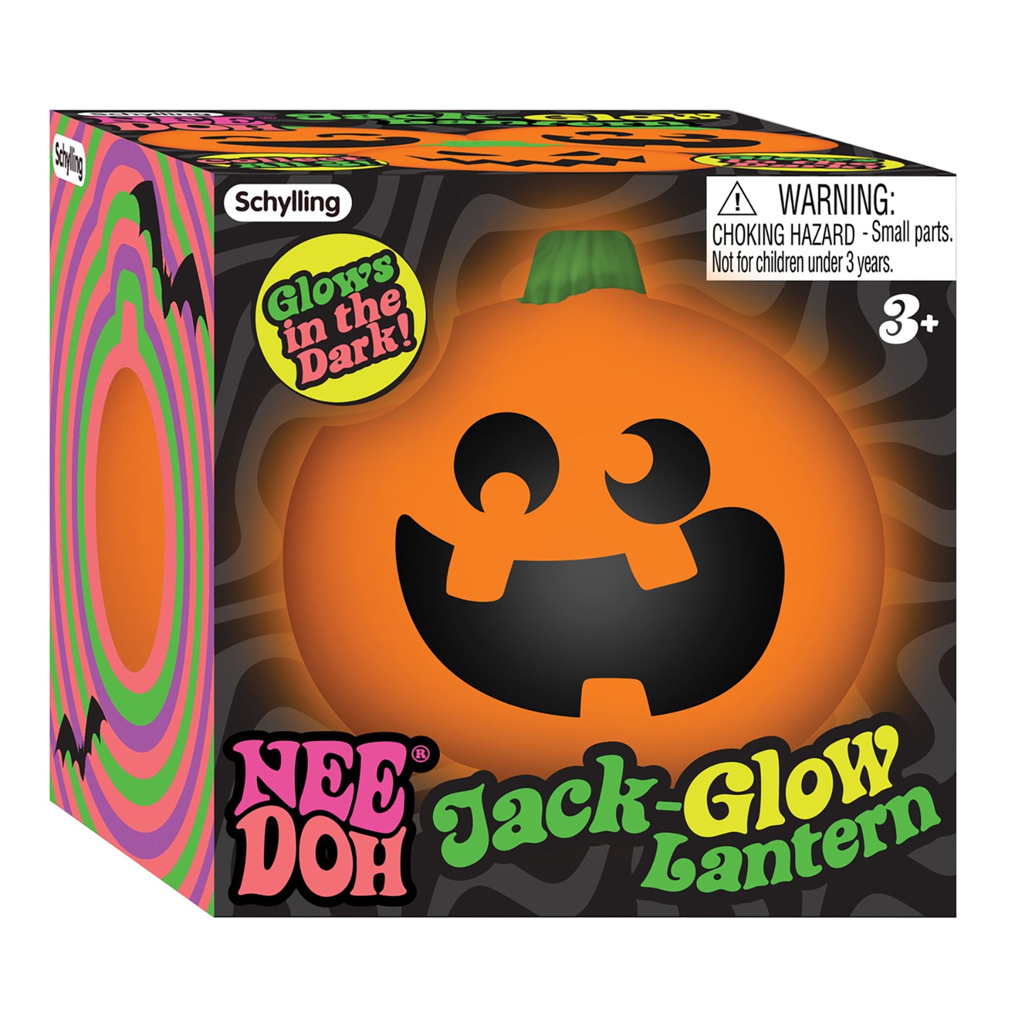 Schylling NeeDoh Glow-in-the-Dark Jack Lantern in Assorted Styles