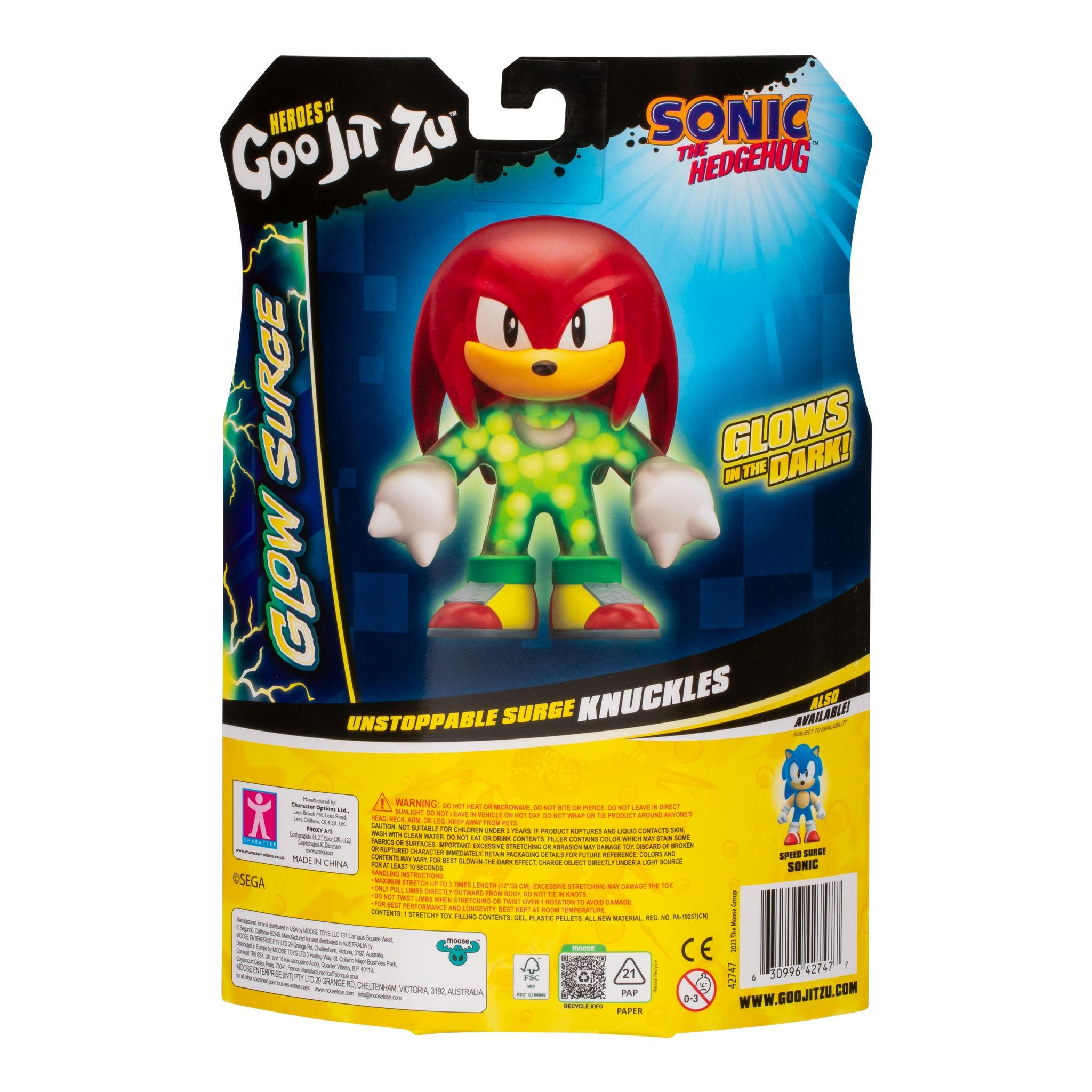 Hot Sale! Heroes Of Goo Jit Zu Sonic S4 W1 Unstoppable Surge Knuckles Hero Pack