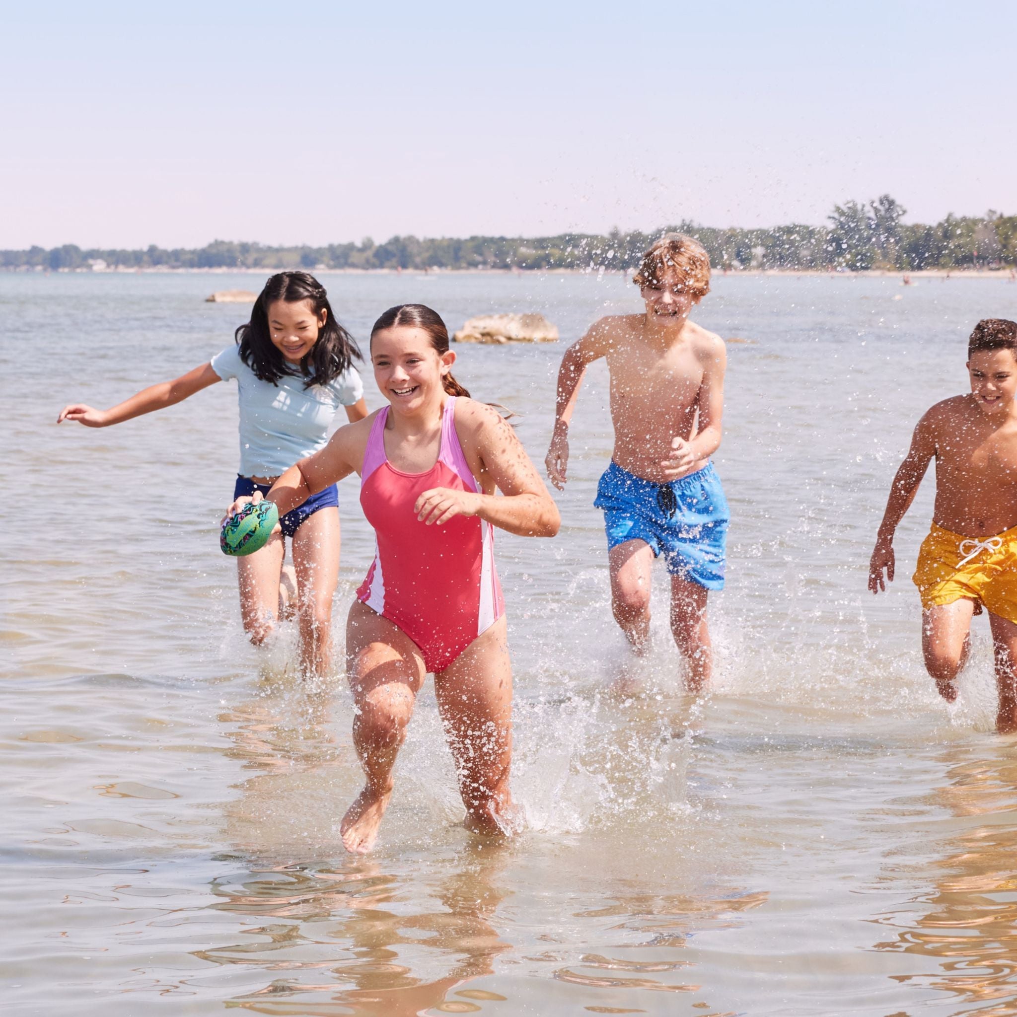 Swimways Blue Waterproof Floating Hydro Rookie Football for Kids
