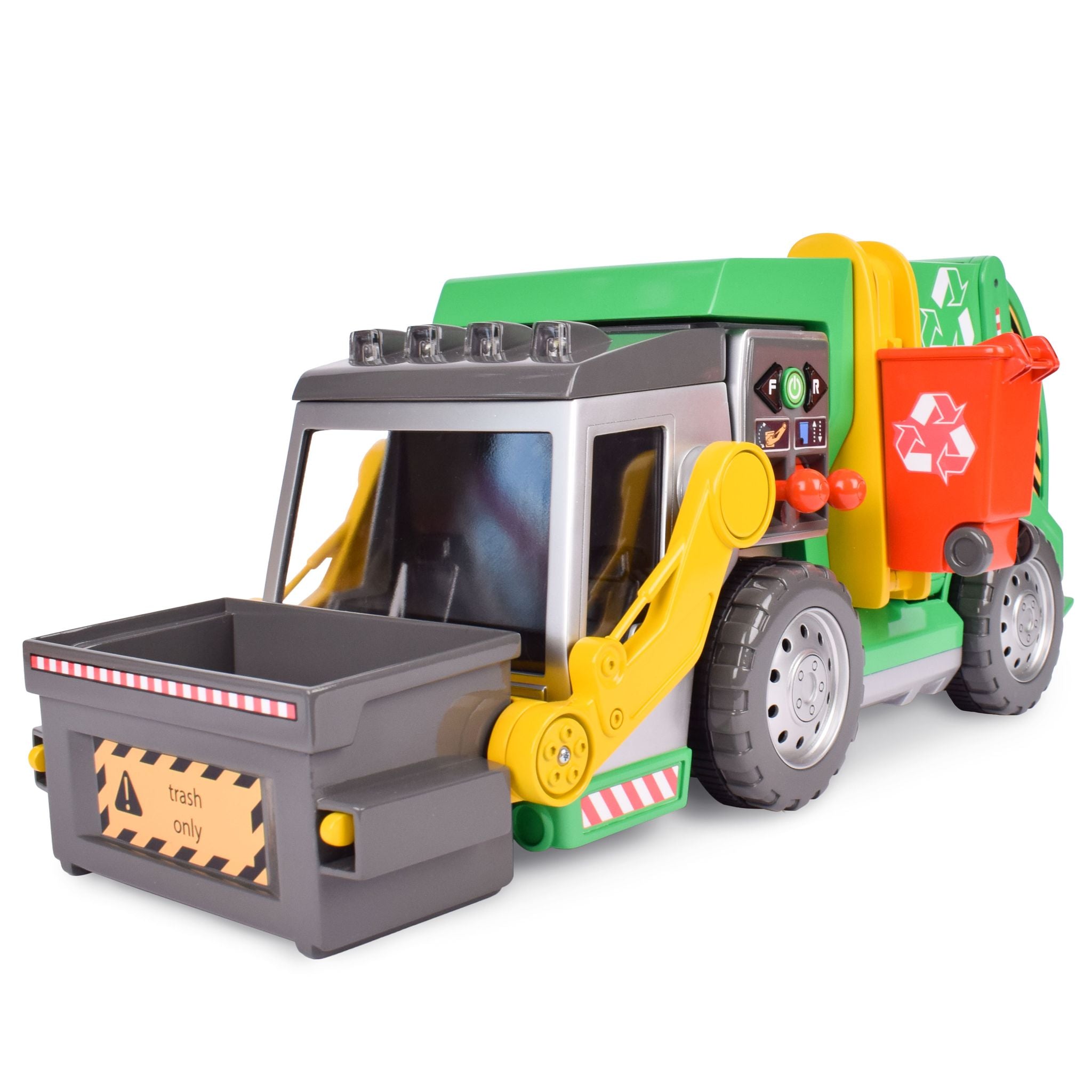 Maxx Action 3-in-1 Lights & Sounds Realistic Recycler Truck for Kids