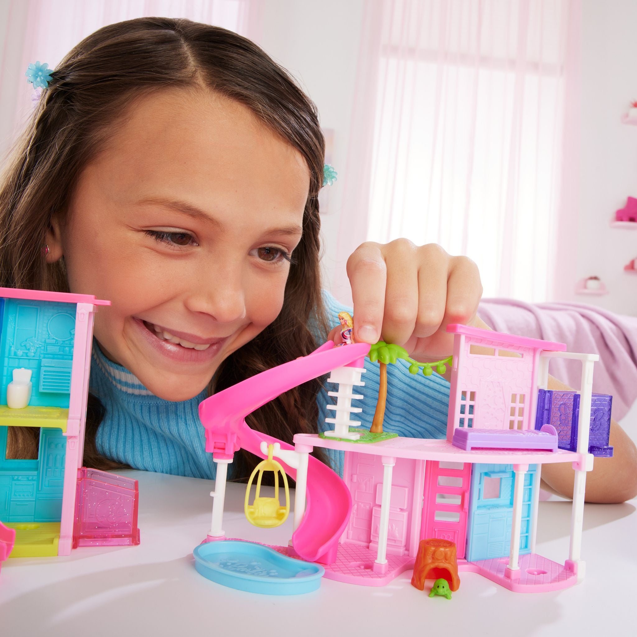 Adorable Mini Barbie Land - First Miniature Barbie Dream House Set