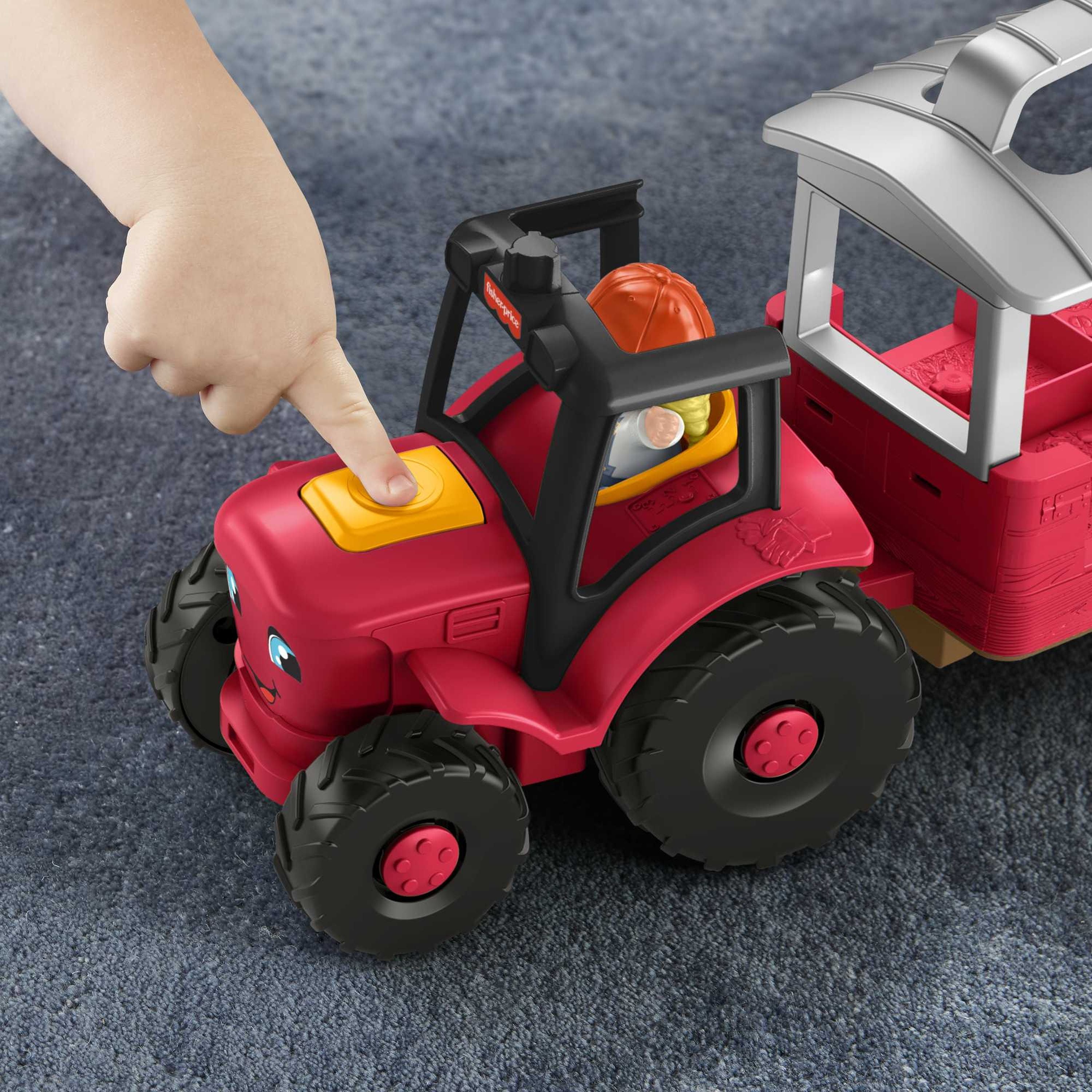 Fisher-Price Little People Animal-Caring Tractor Set - Ideal Gift for Kids