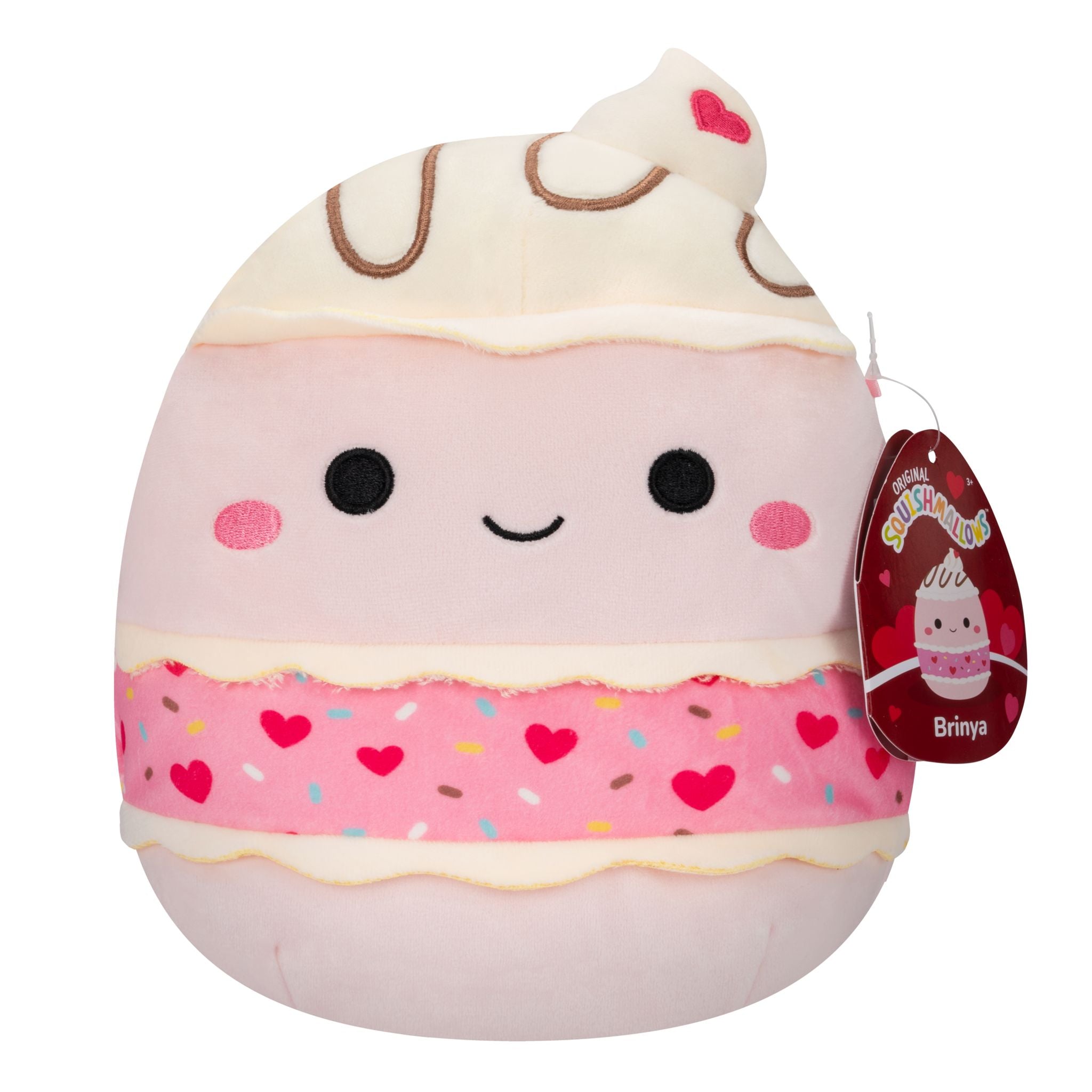 Limited-Time Offer: 5 Inch Squishmallows Valentine Series Plush - Brinya The Cake