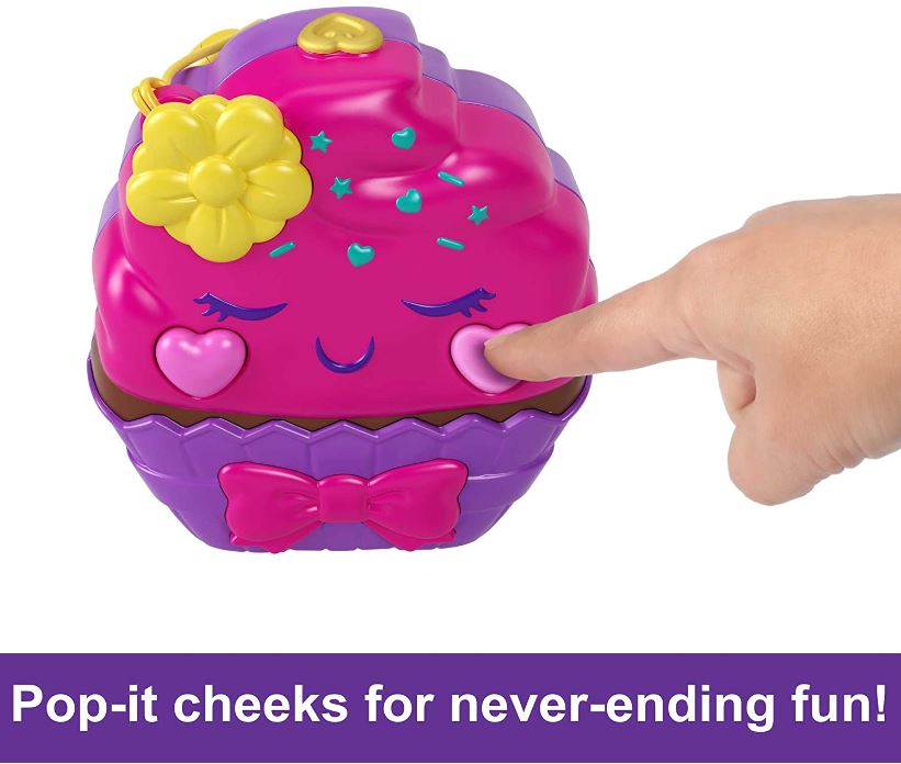 Hot! Polly Pocket Sweet Cupcake Compact Toy