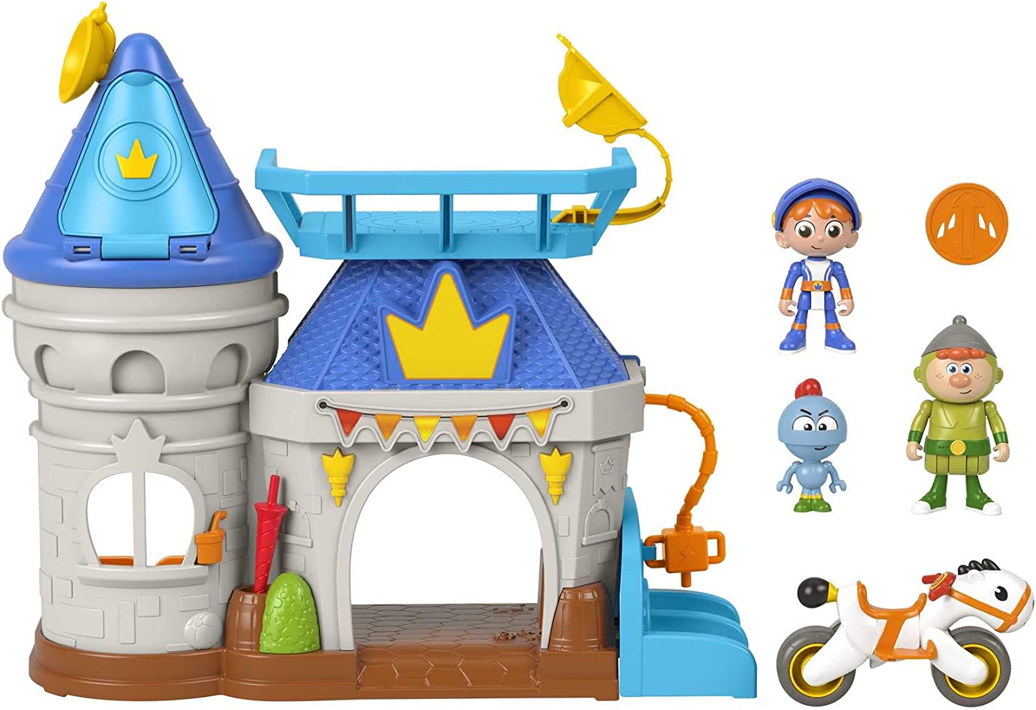 Fisher-Price Action-Packed Gus The Itsy-Bitsy Knight Castle Kingdom Playset