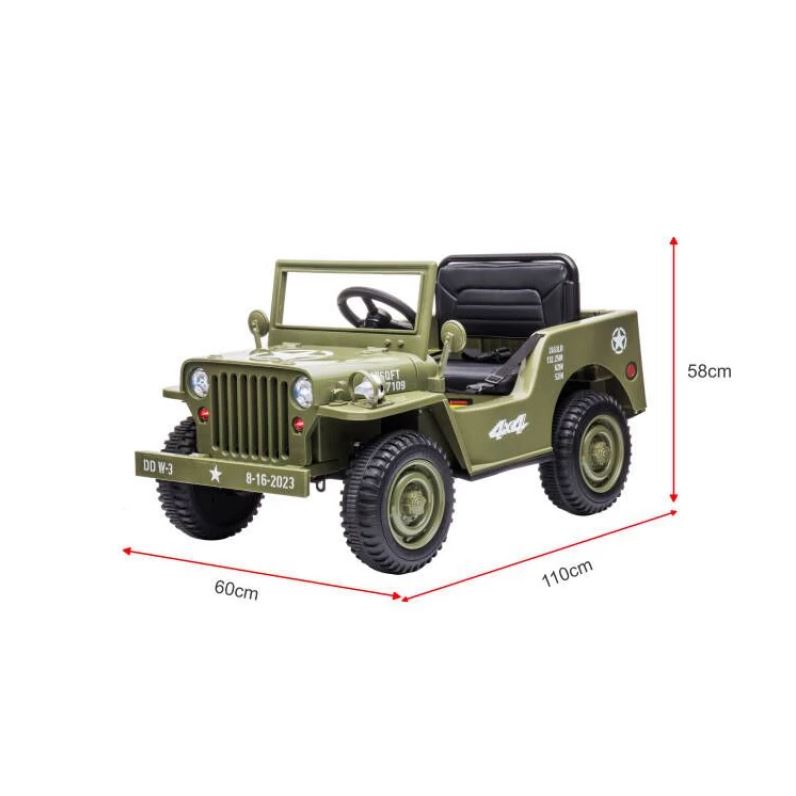 12-Volt Electric Green Go Skitz Major Ride-On for Little Riders