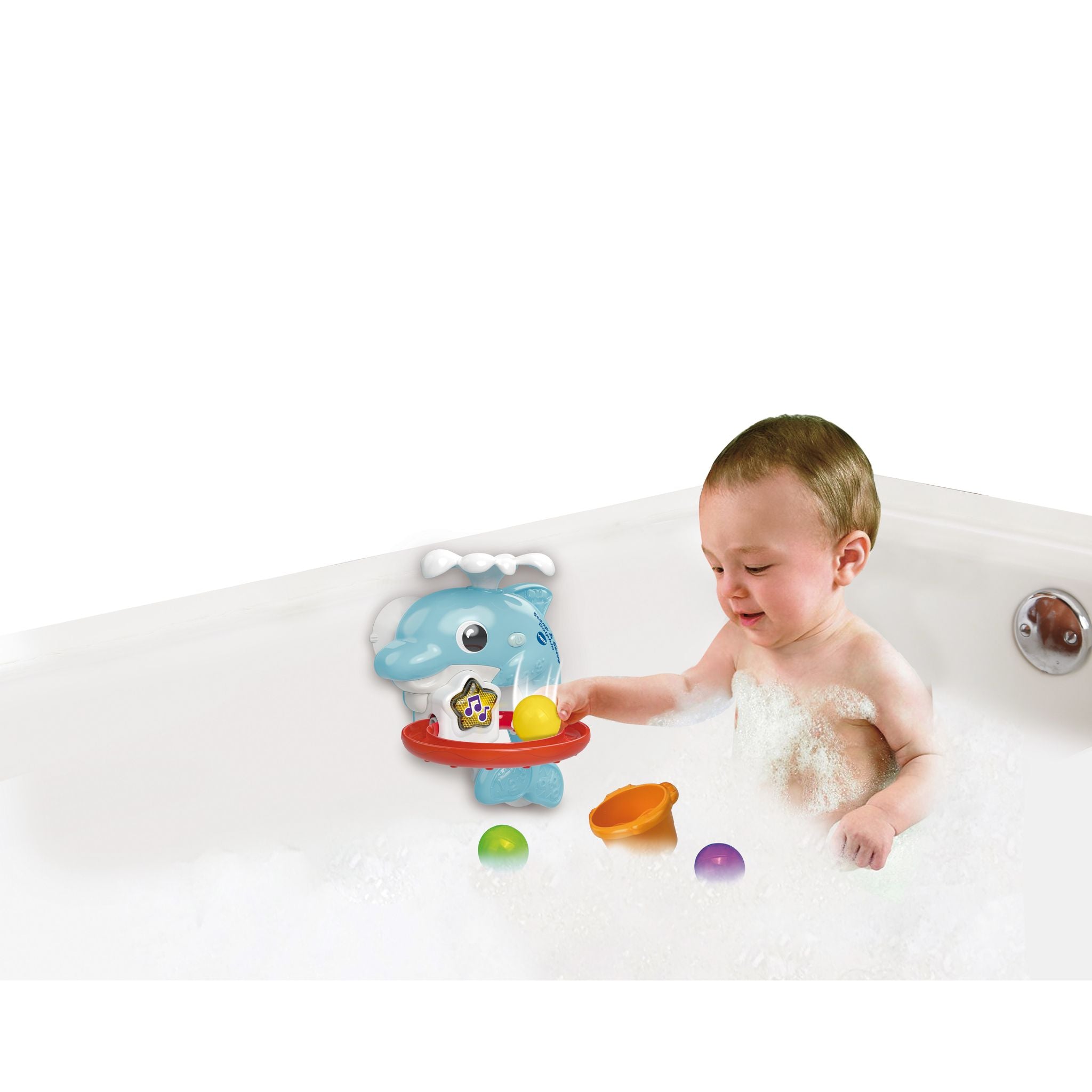 Hot! VTech Scoop & Score Dolphin Bath Toy