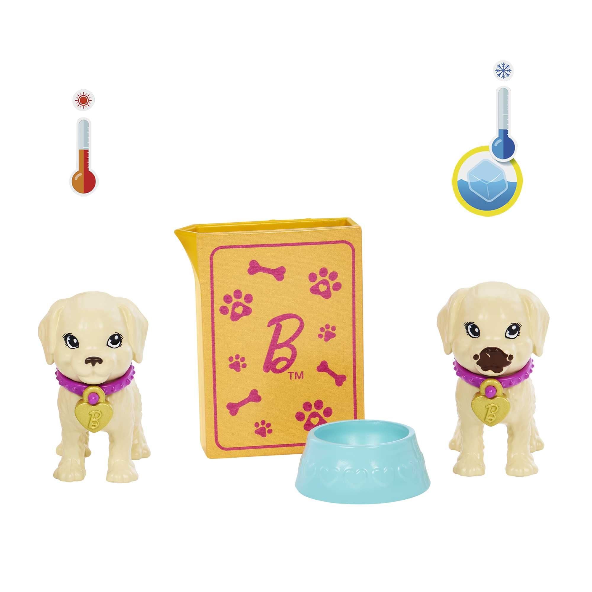 Hot! Barbie Pup Adoption Set with Doll & Accessories