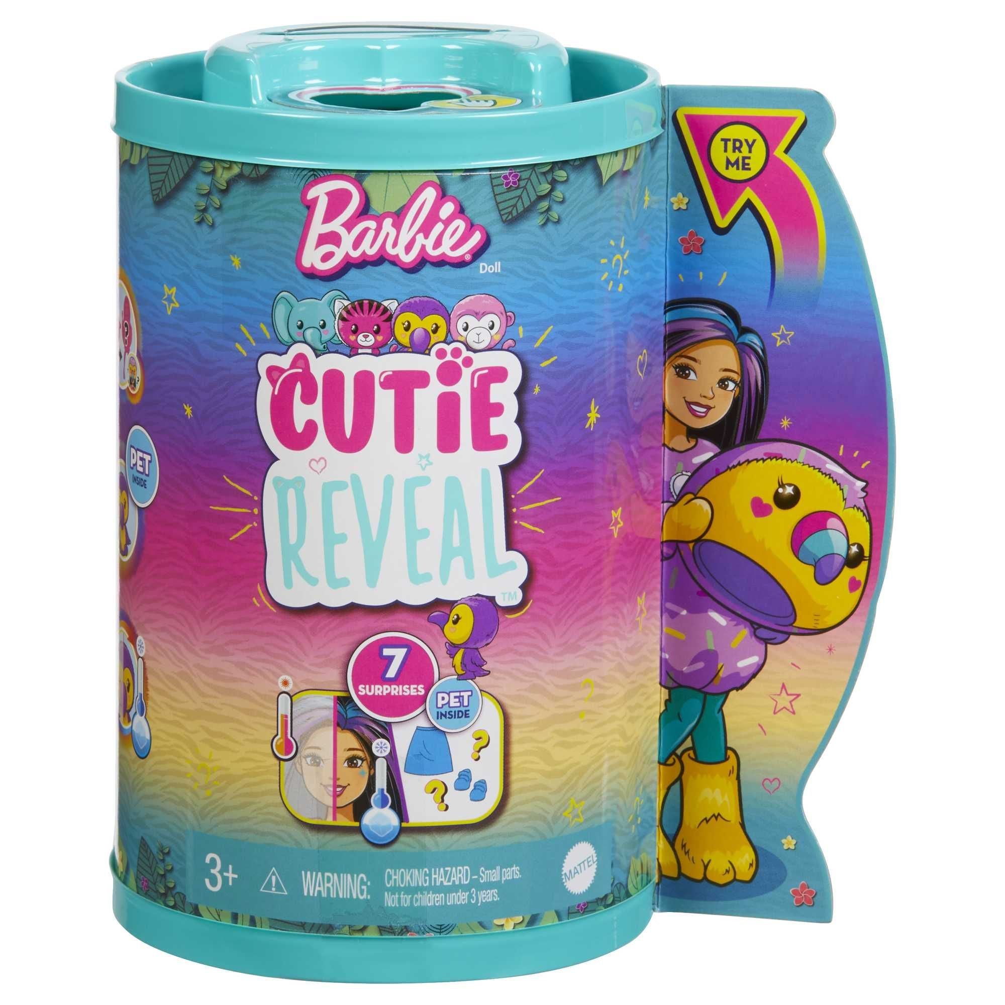 Barbie Cutie Reveal Jungle Series: Chelsea Toucan Surprise Doll